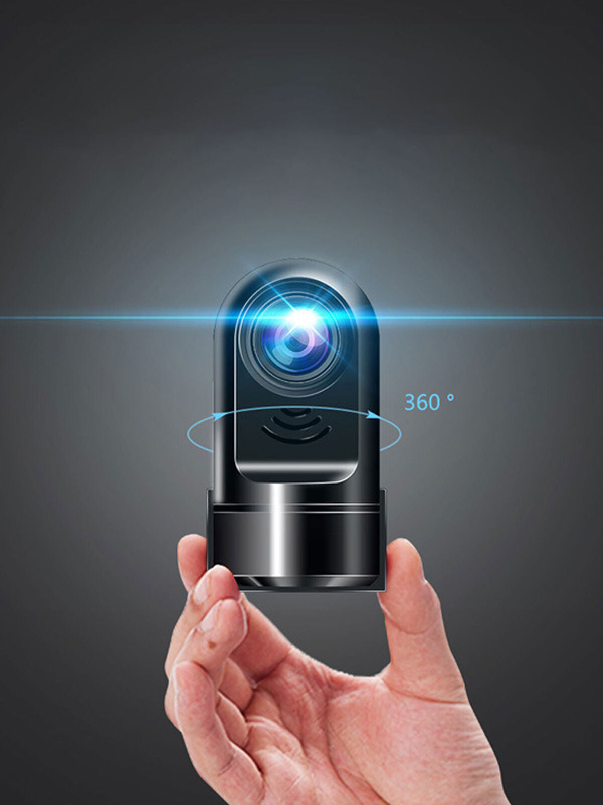 Mini Front Dash Car Camera 360° Rotating Mini ADAS Dashcam 1080P HD