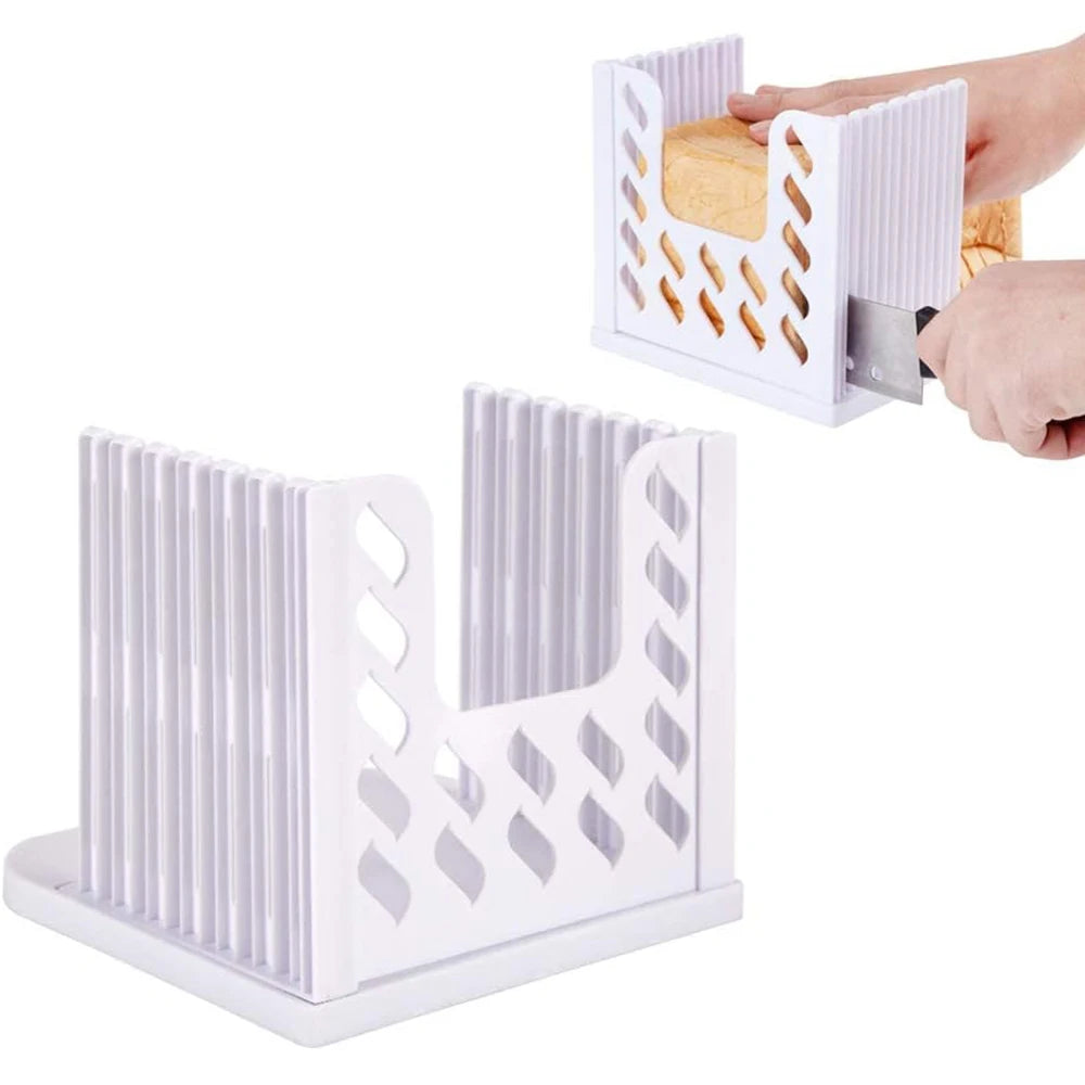 Kitchen Bread Slicing Guide Loaf Cutter Sandwich Toast Slicer for Easy Cutting