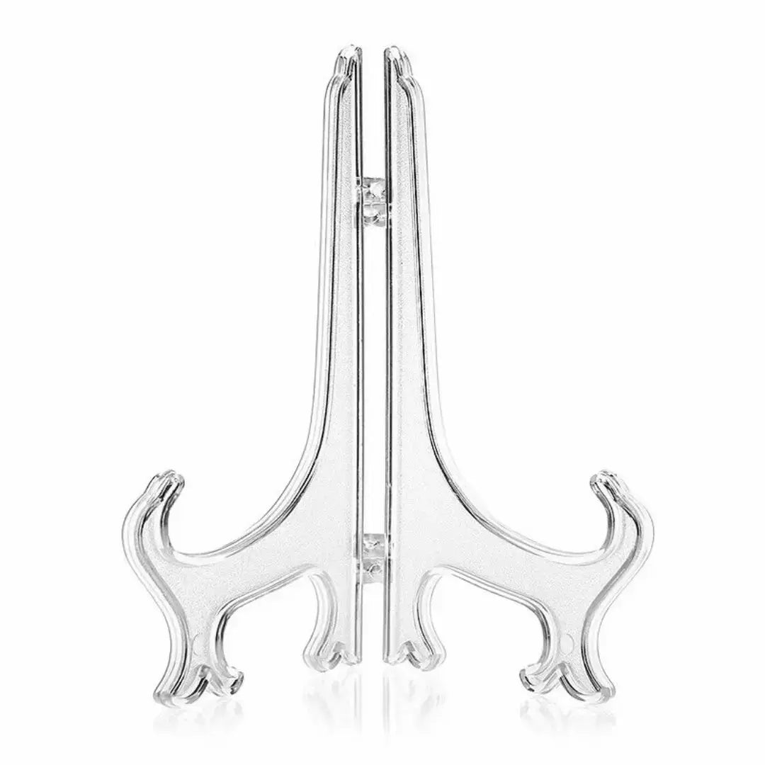 10x Easel Photo Picture Bowl Clear Plate Stand Display Bowl Dish Holder Frame