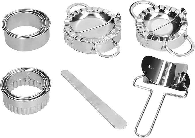 10PCS Stainless Steel Dough Press Dumpling Maker Mold Tool Pie Ravioli Making