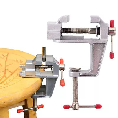Small Articulating Mini Hobby Vice Table Metal Clamp Vise Tool 34mm