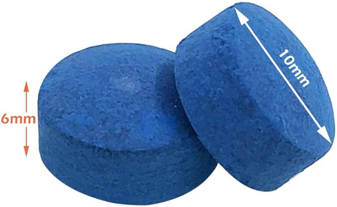 50pcs Pool Billiards Commercial Snooker 10mm Cue Tips Glue-on Type