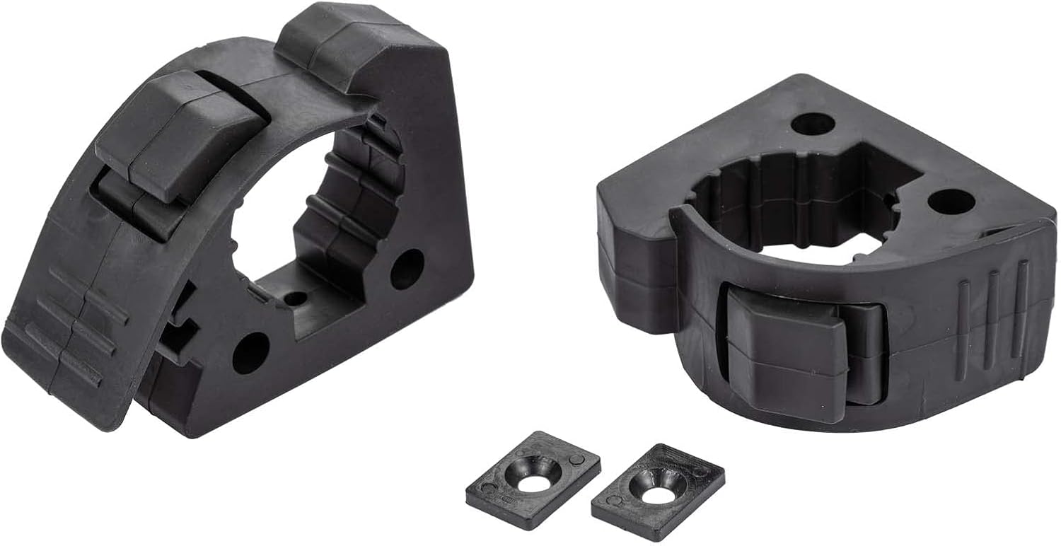 2PCS Shovel Axe Holder Car Rubber Clamps Quick-Release Mount Bracket 30-40mm