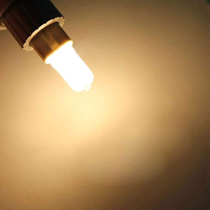 2pcs 25W Oven Dimmable Bi-Pin Light Bulb 220-240V G9 Warm White Halogen