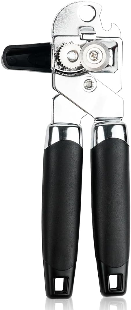 Manual Heavy Duty Can Opener 3-in-1 Can Bottle Opener Classic Stainless Steel