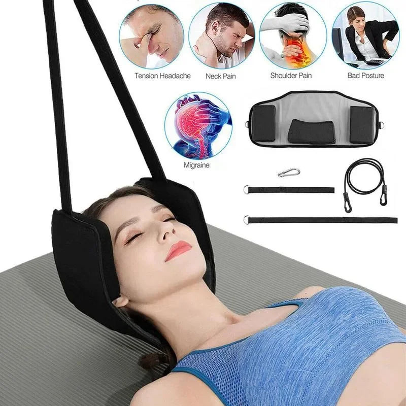 Cervical Neck Traction Head Hammock Support Massager Tool