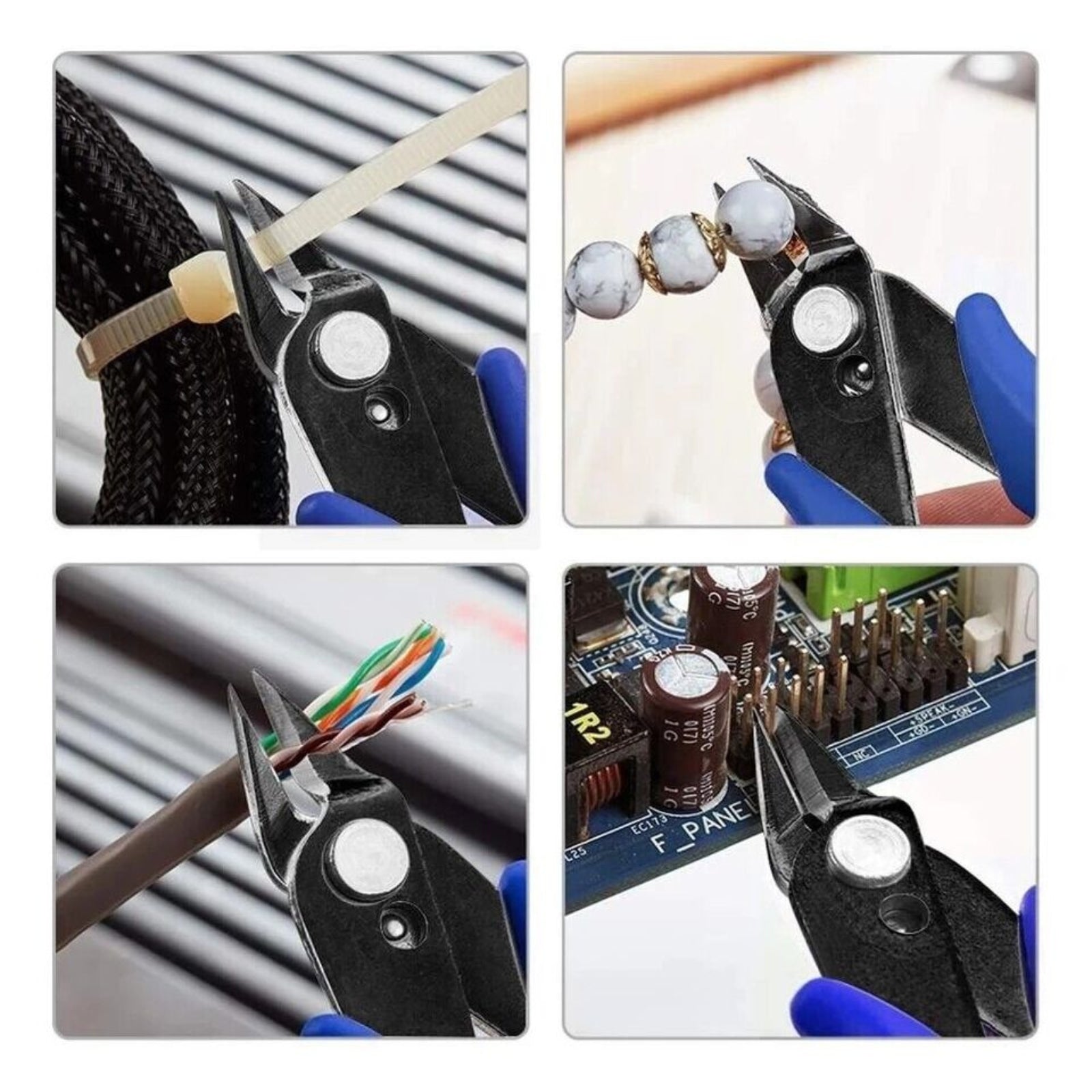 Mini Precision Wire Cutter Flush Side Shear Snips Pliers Tool