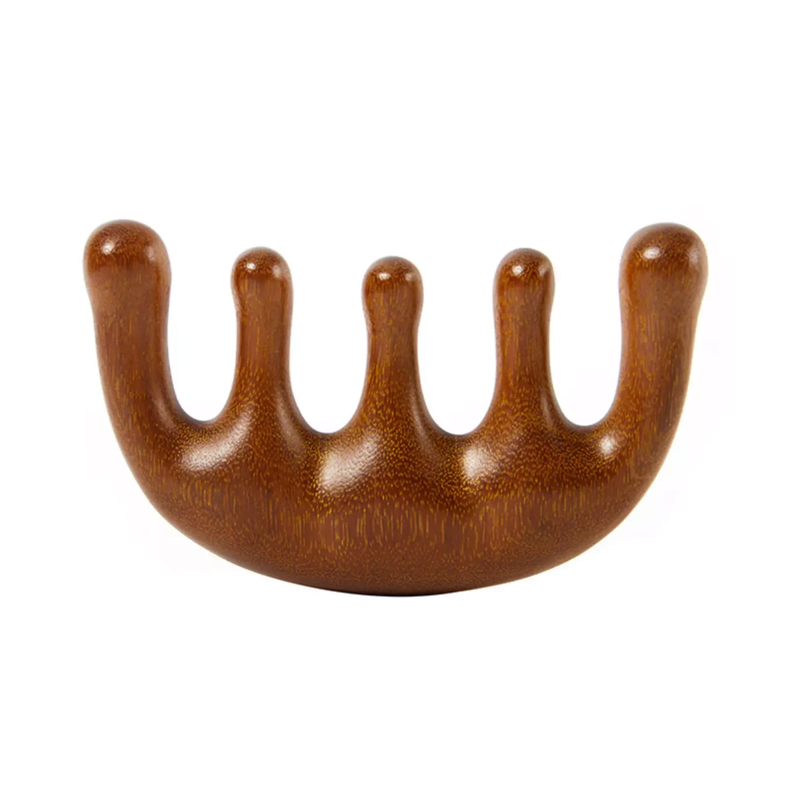 Hair Comb Wooden Wide Tooth Massage Scalp Relaxing Brush