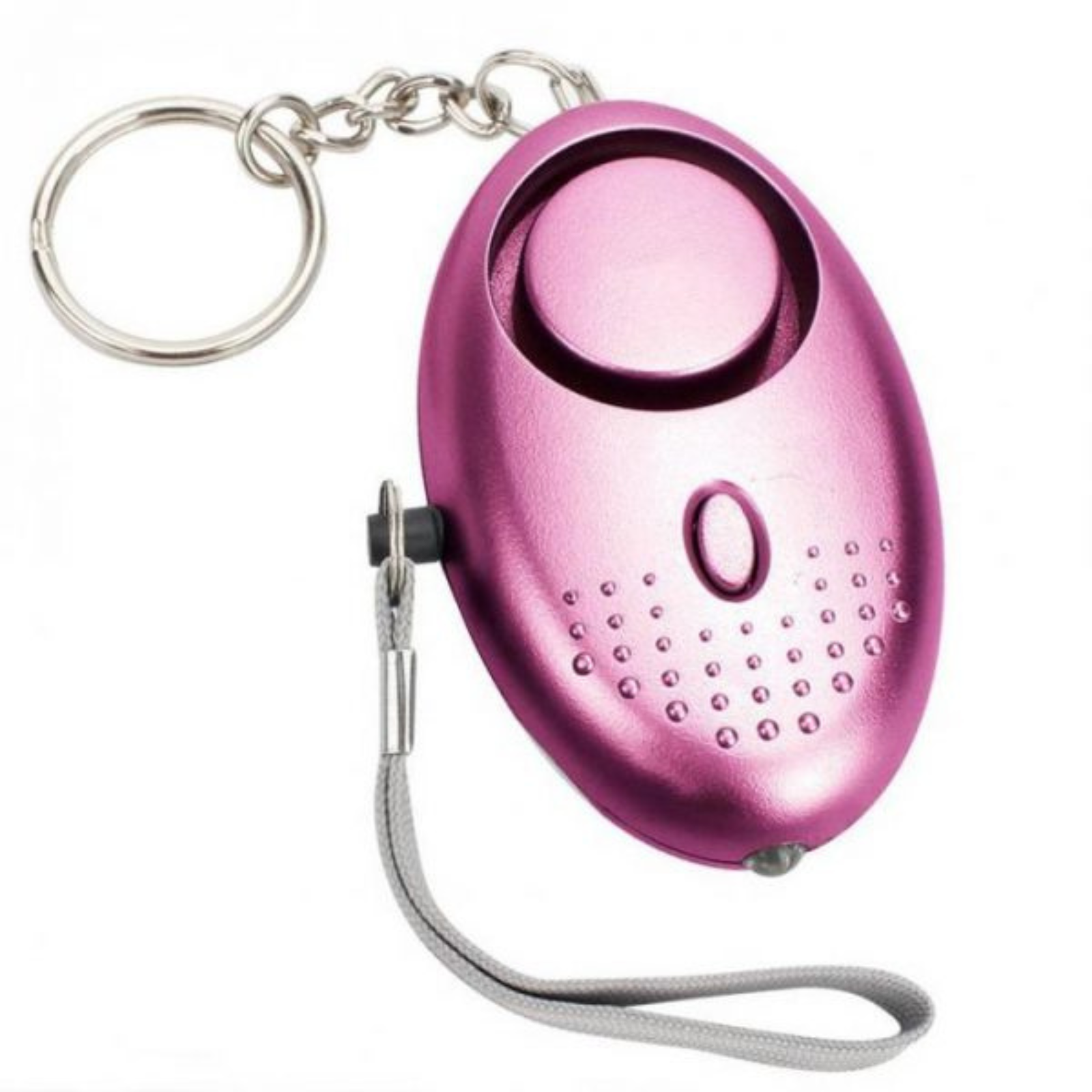 Emergency Alert Torch Rape Attack Panic Security 140dB Personal Keychain Purple