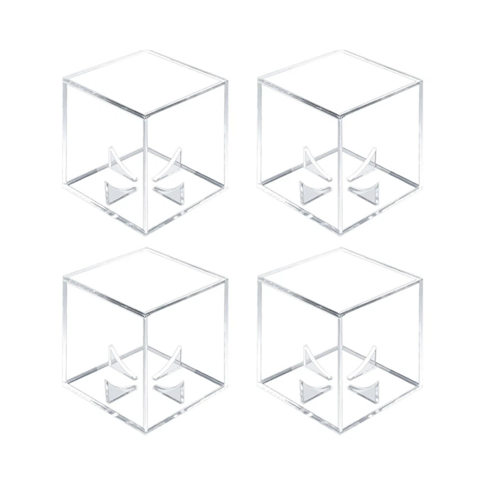 UV Baseball Cube 4x Acrylic Protected Display Case Clear Showcase Storage