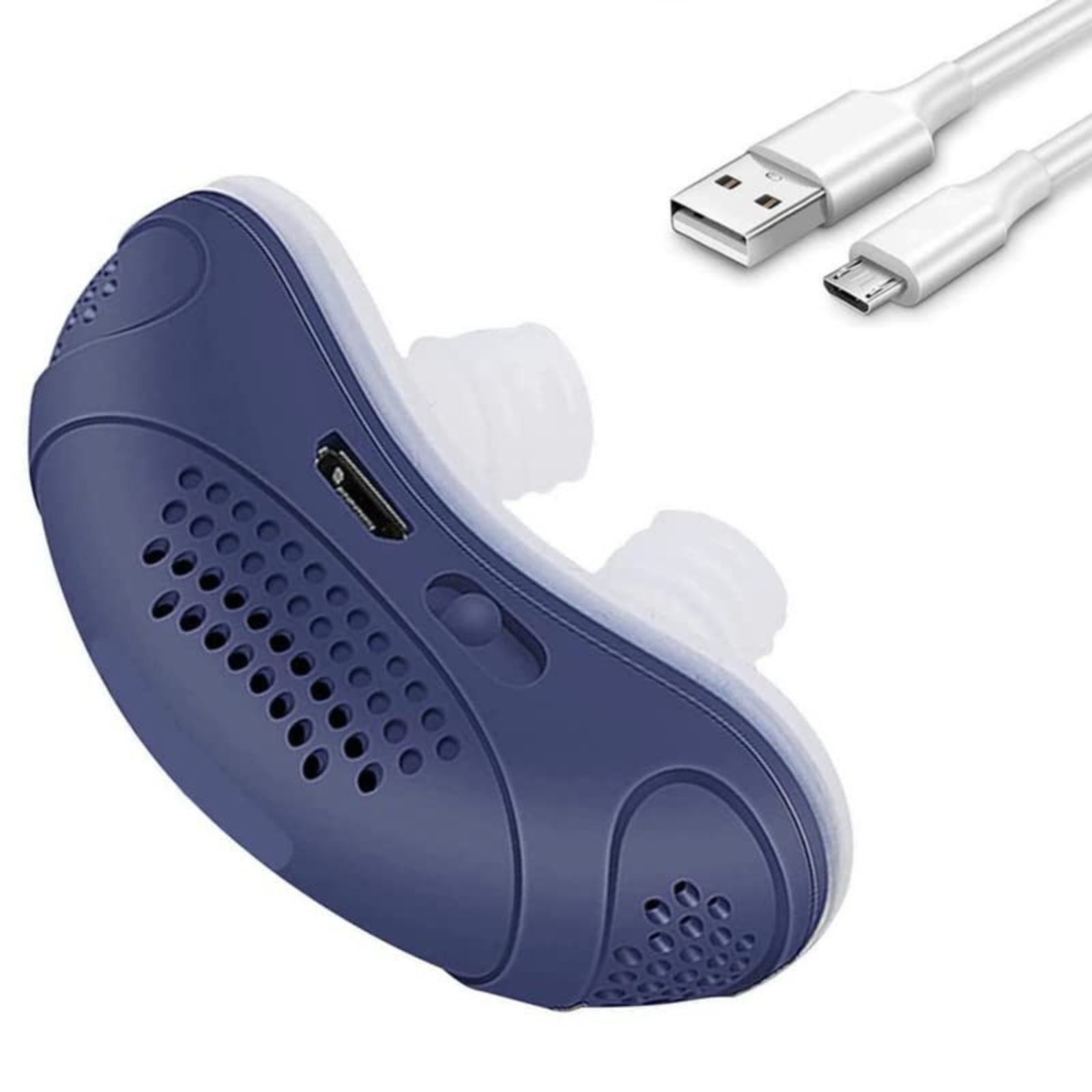 Anti-Snoring Device Sleep Apnea Micro Electric CPAP Noise Stop Snore Aid Stopper