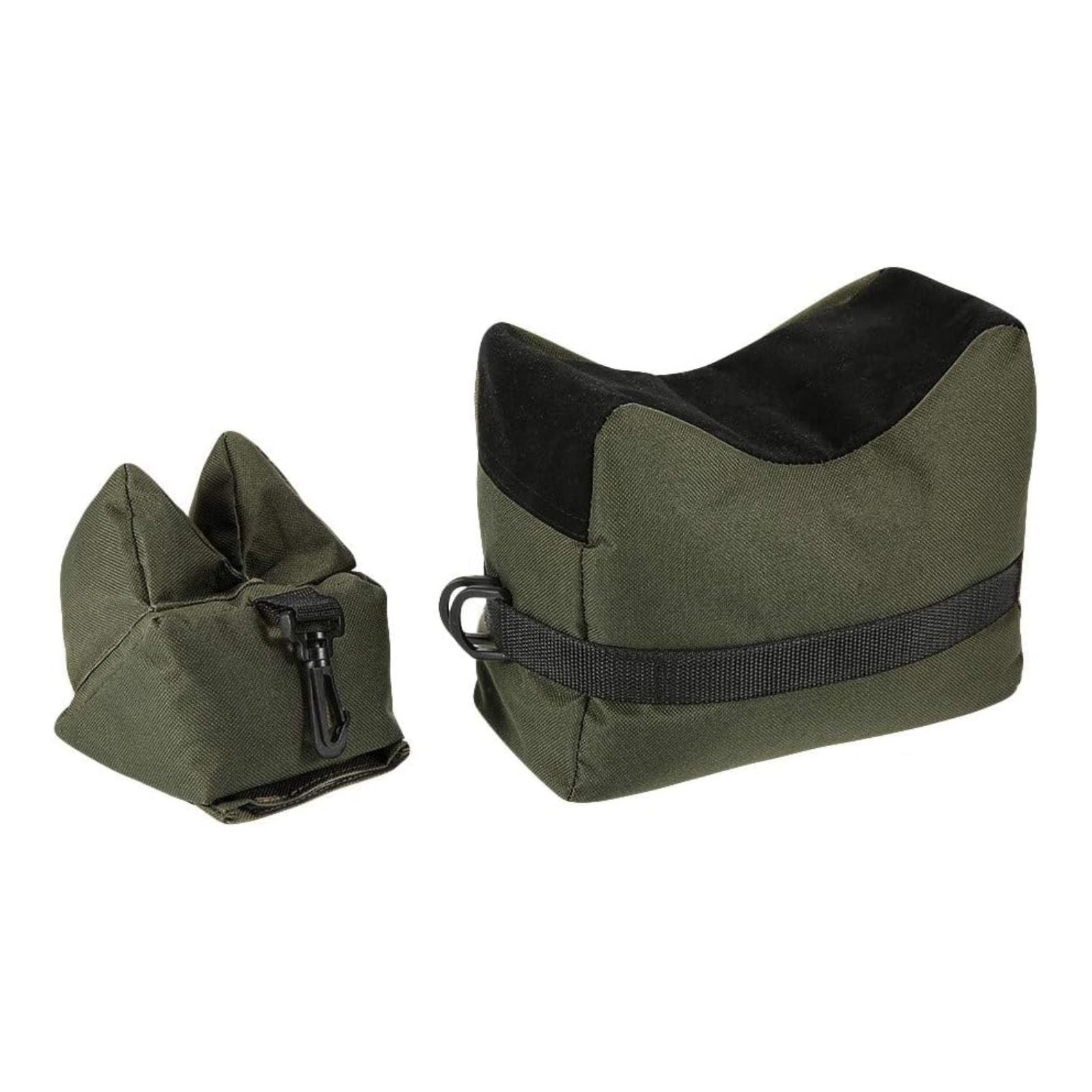 Bench Rest Stand Shooting Range Sand Bag Rear Front Hunting Pack Set