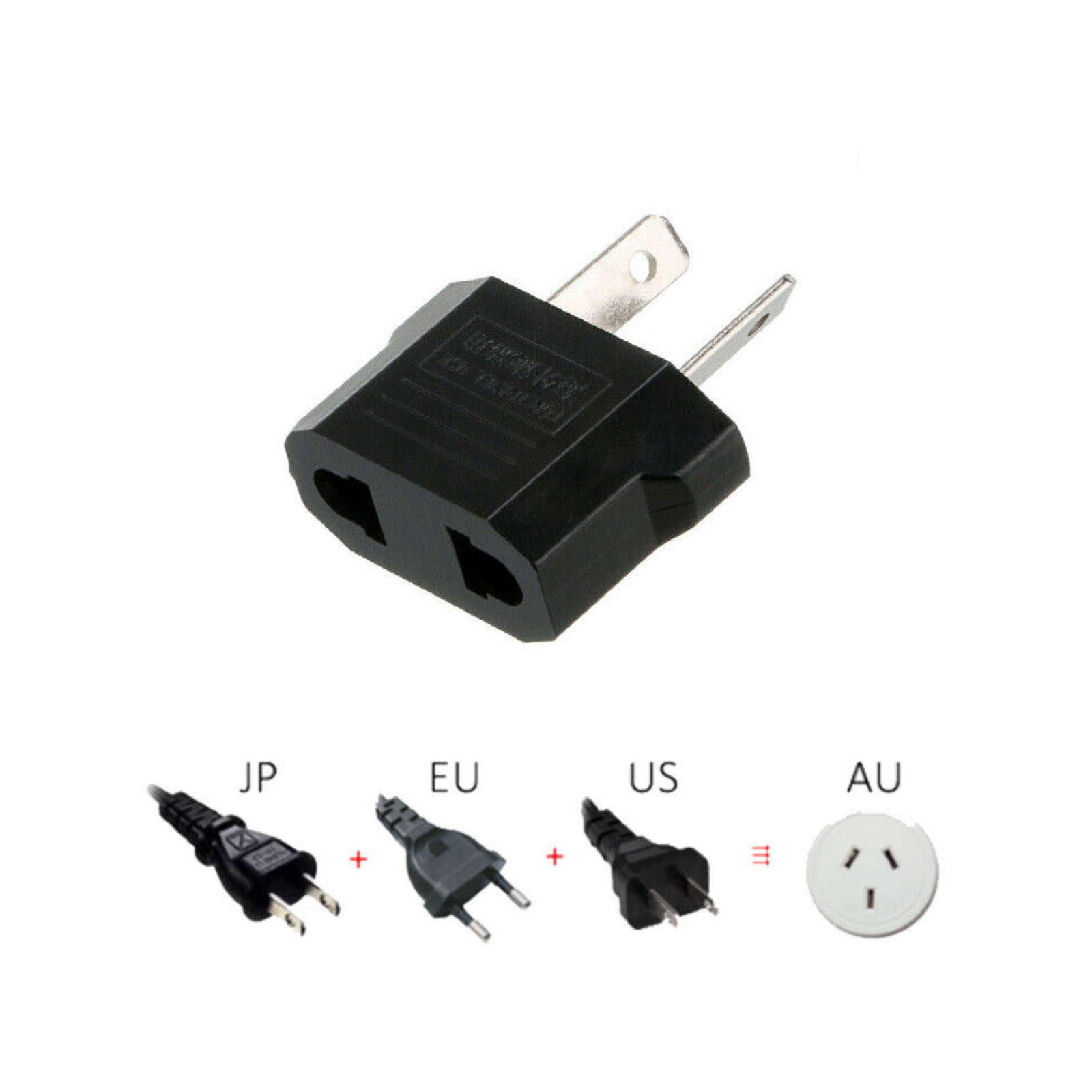 Converter Travel Adapter Europe EU JP Japan / US to Australia Power Plug