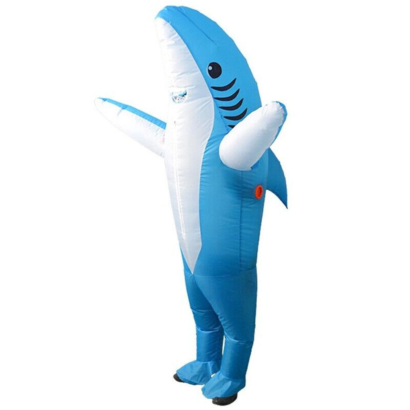 Shark Inflatable Blue Costume Unisex Fits Adults 150cm to 195cm