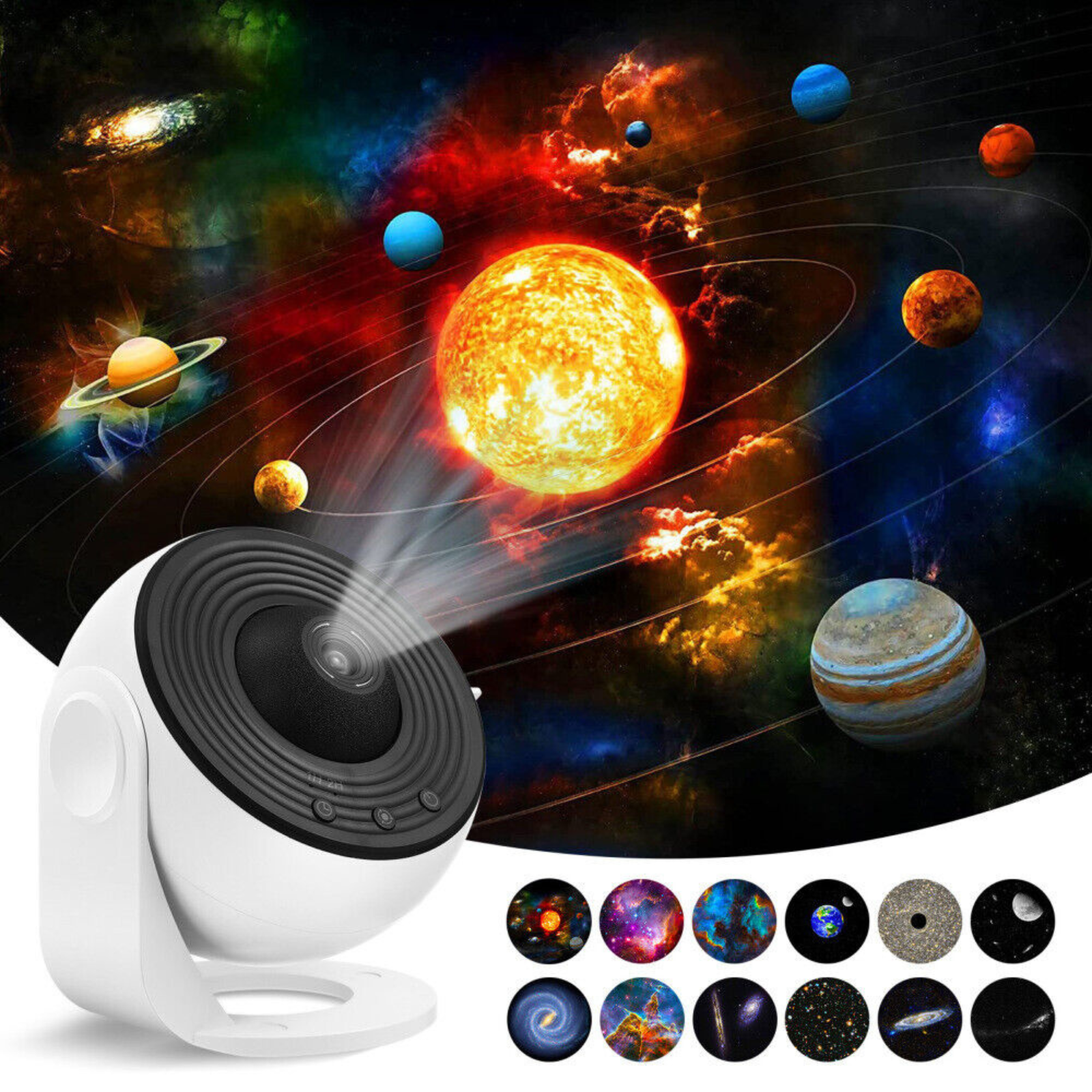 12-In-1 Planetarium Star Projector USB Light HD Focusing Light Galaxy Projector