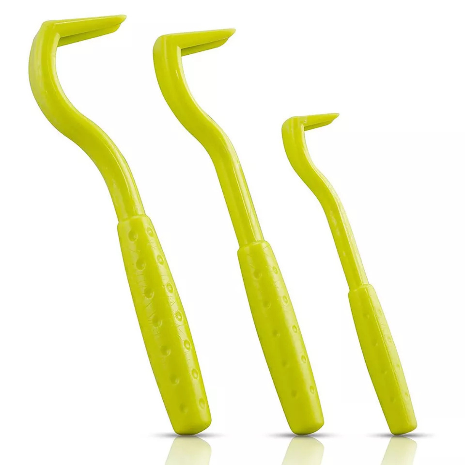 Pet Flea Tick Remover Tool Scratching Remover Tool Picker 3x Green