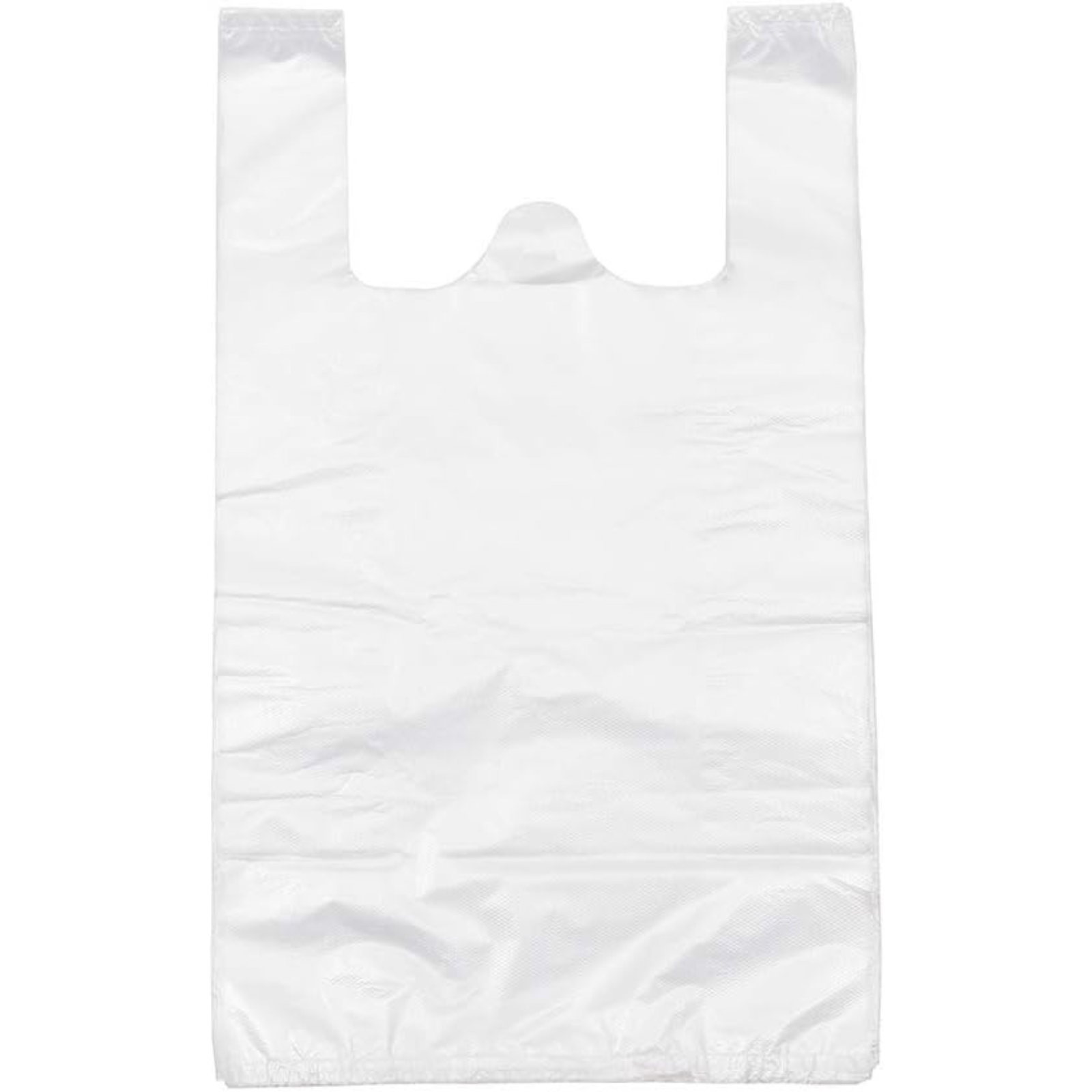 100PCS Large Plastic Singlet Shopping Carry Bags Reusable