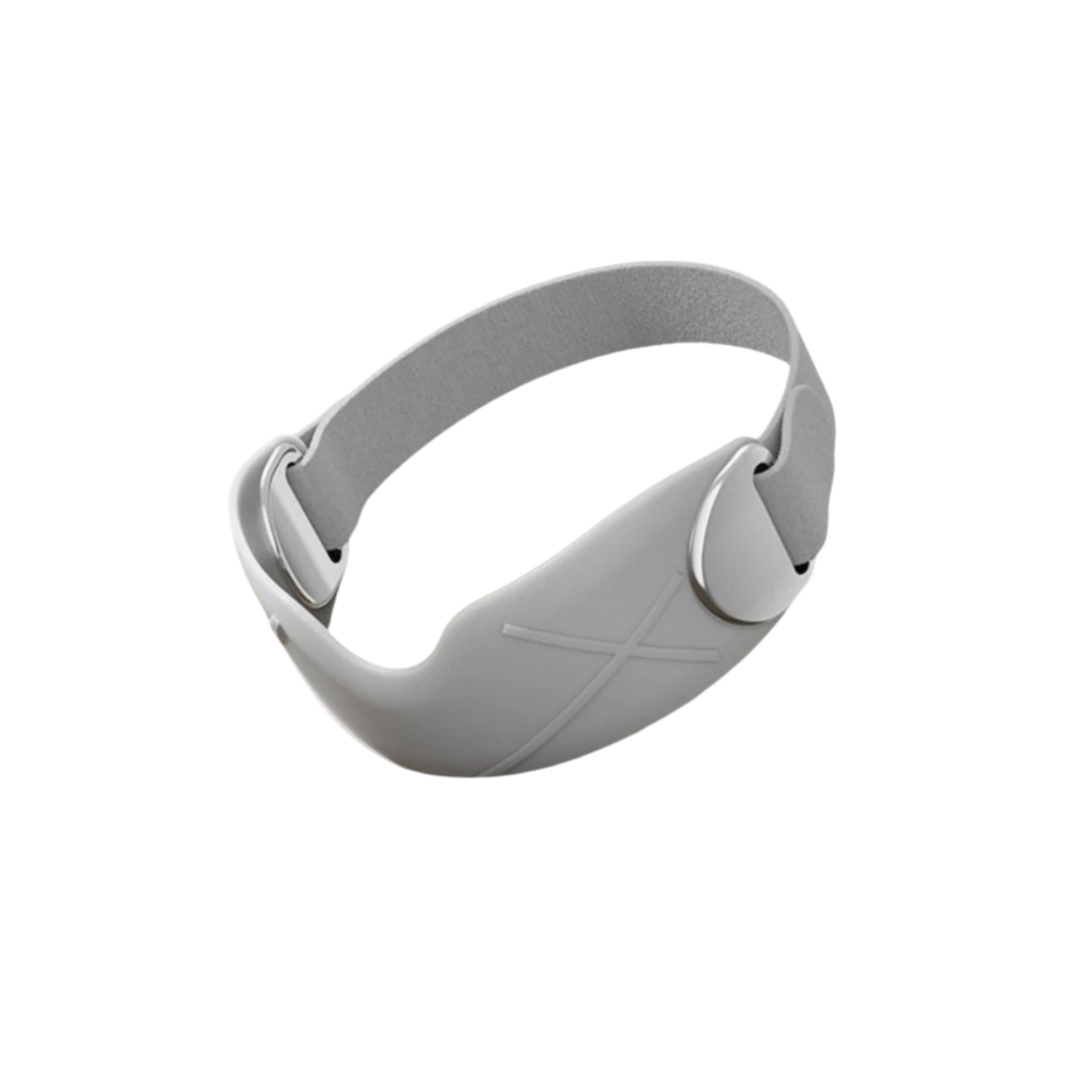 Patella Silicone Knee Strap Sports Support Brace Pain Relief Grey