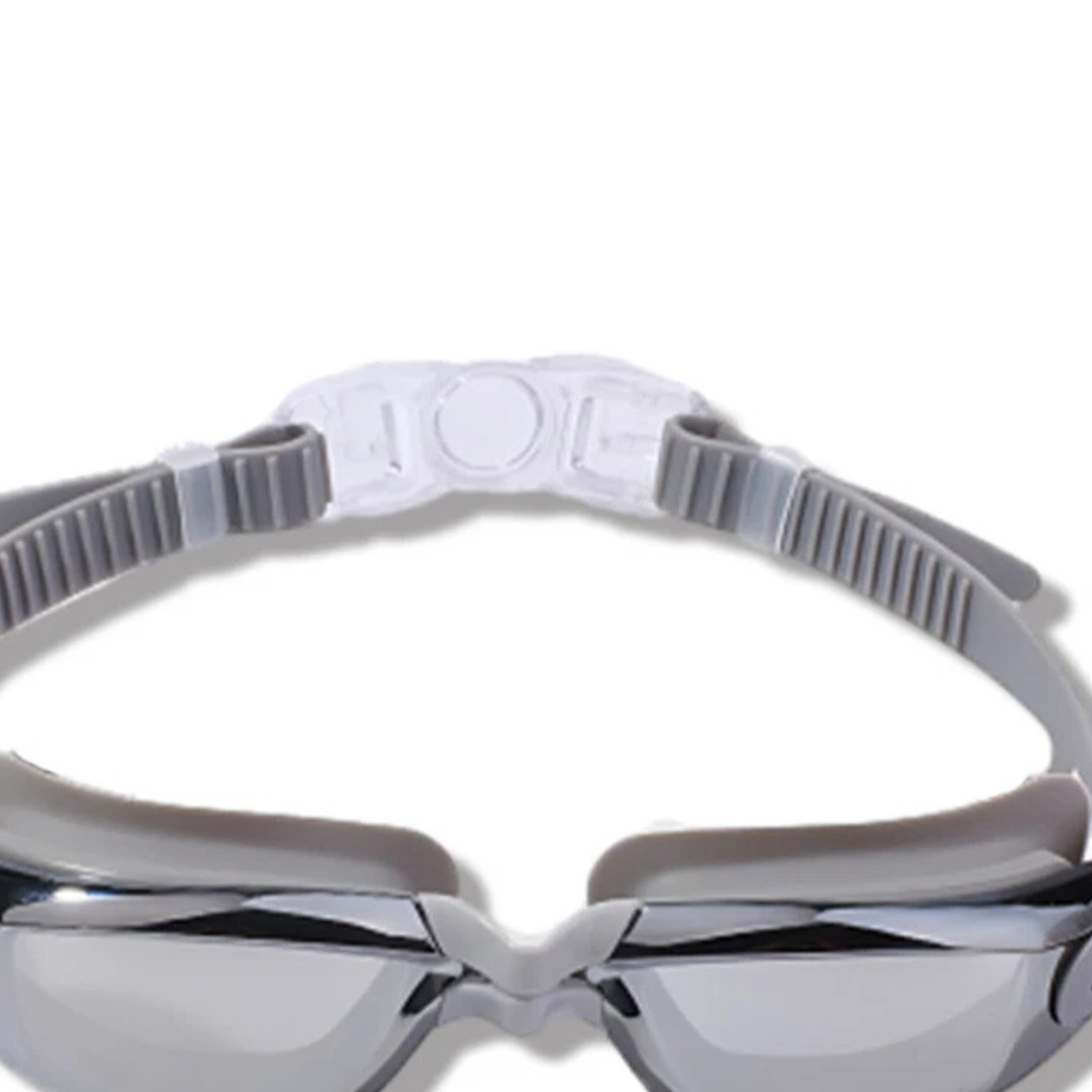 Anti Fog UV Shield Adjustable Waterproof Swimming Goggles Glasses Adult Grey