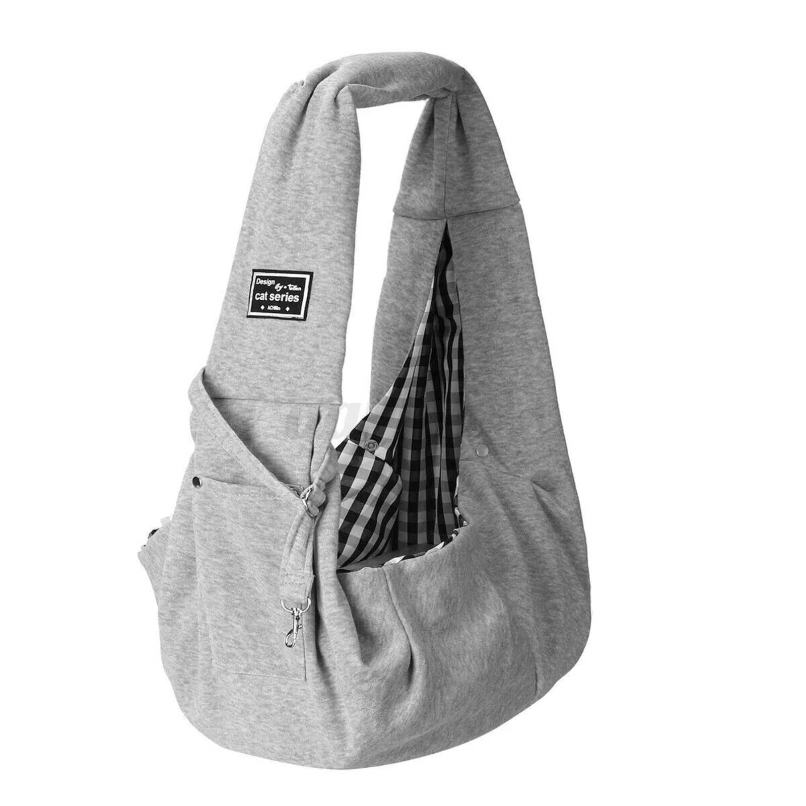 Pet Dog Sling Carrier Bag Outdoor Travel Shoulder Tote Grey