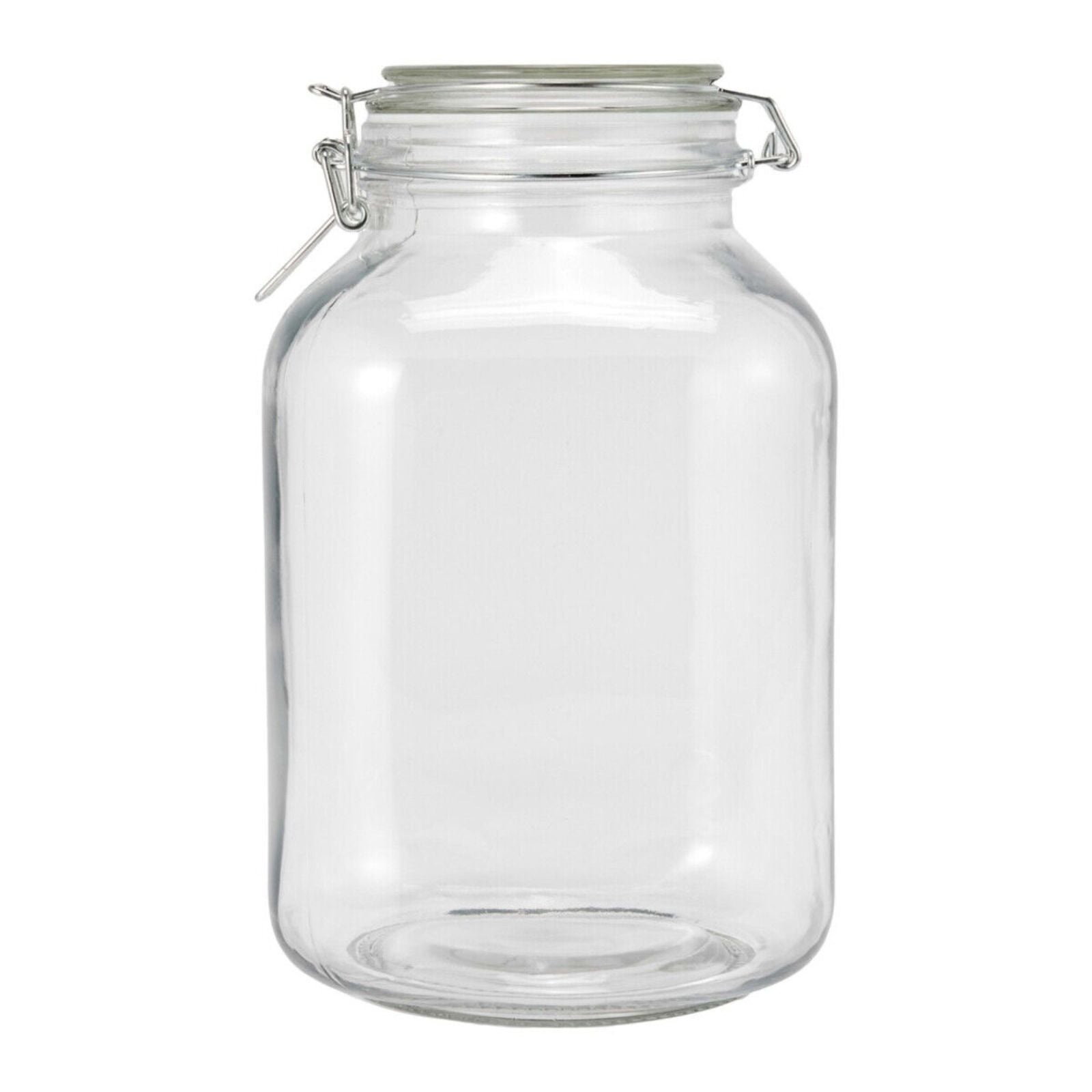 Food Preserving Jar 3L Airtight Clip Top Lid Glass Storage Jars