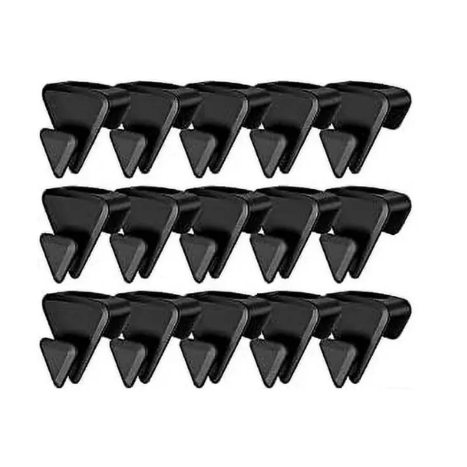 Connector Hooks Saving Closet Organizer Cascading 18x Triangles Hooks