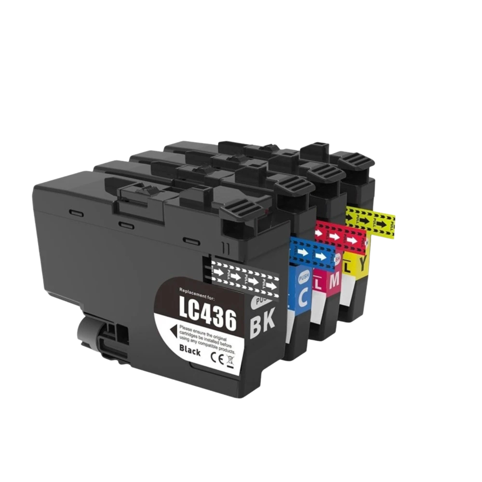 Brother LC-436 Ink Cartridges 4 Pack Compatible Printer Replacement