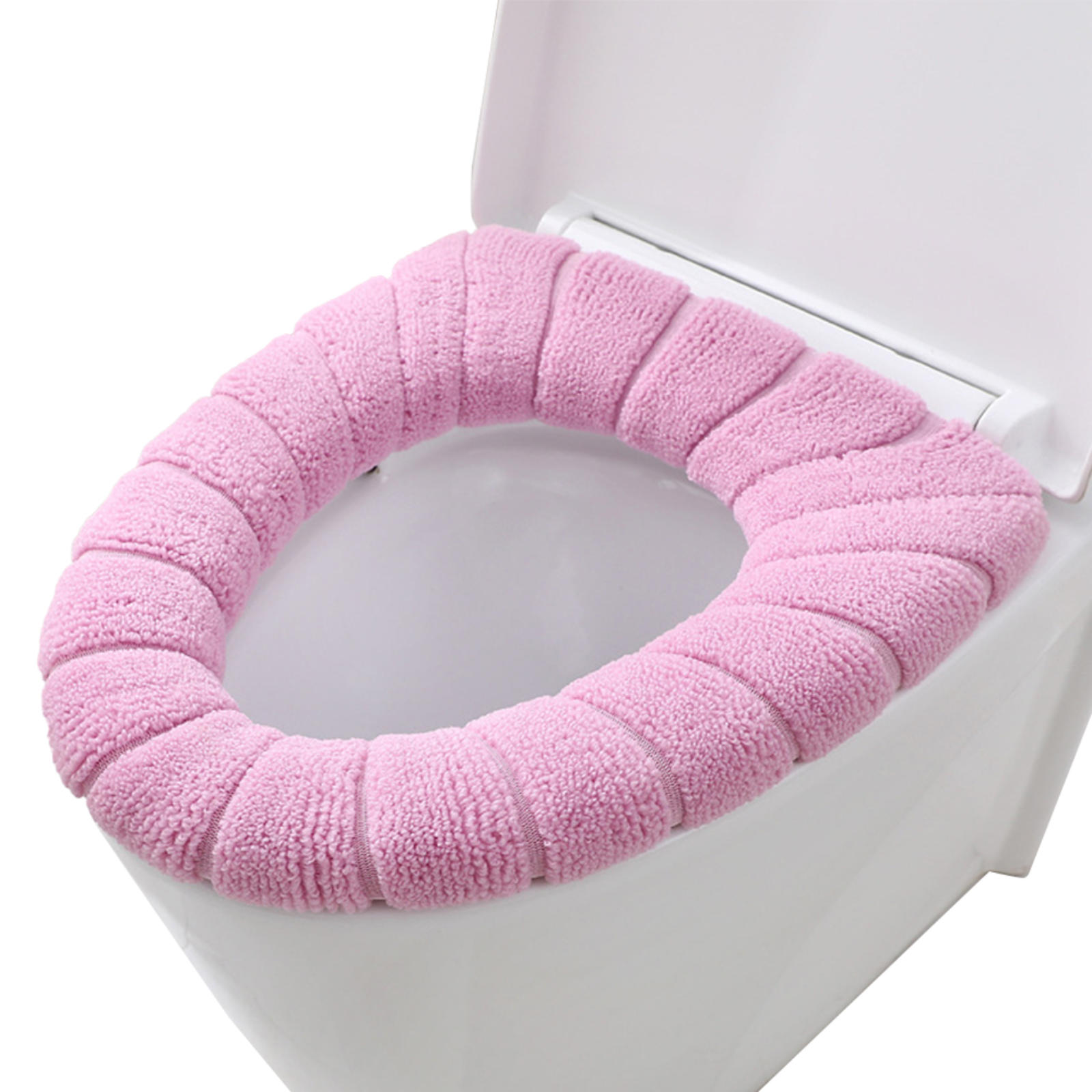 Warmer Washable Mat Cover Pad Pink Soft Bathroom Closestool Toilet Seat