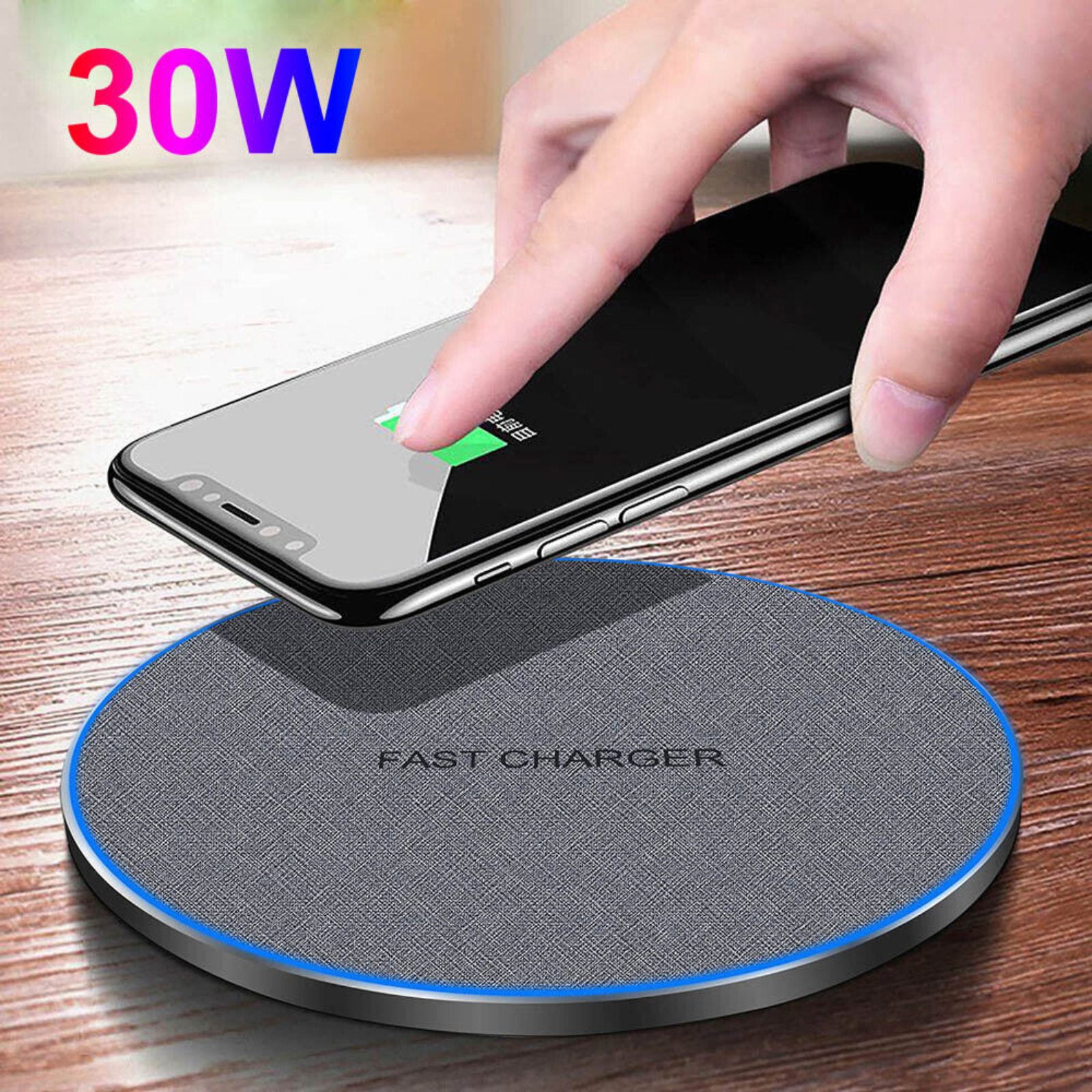 iPhone 11/11Pro 30W Wireless Fast Charger Charging Pad Dock