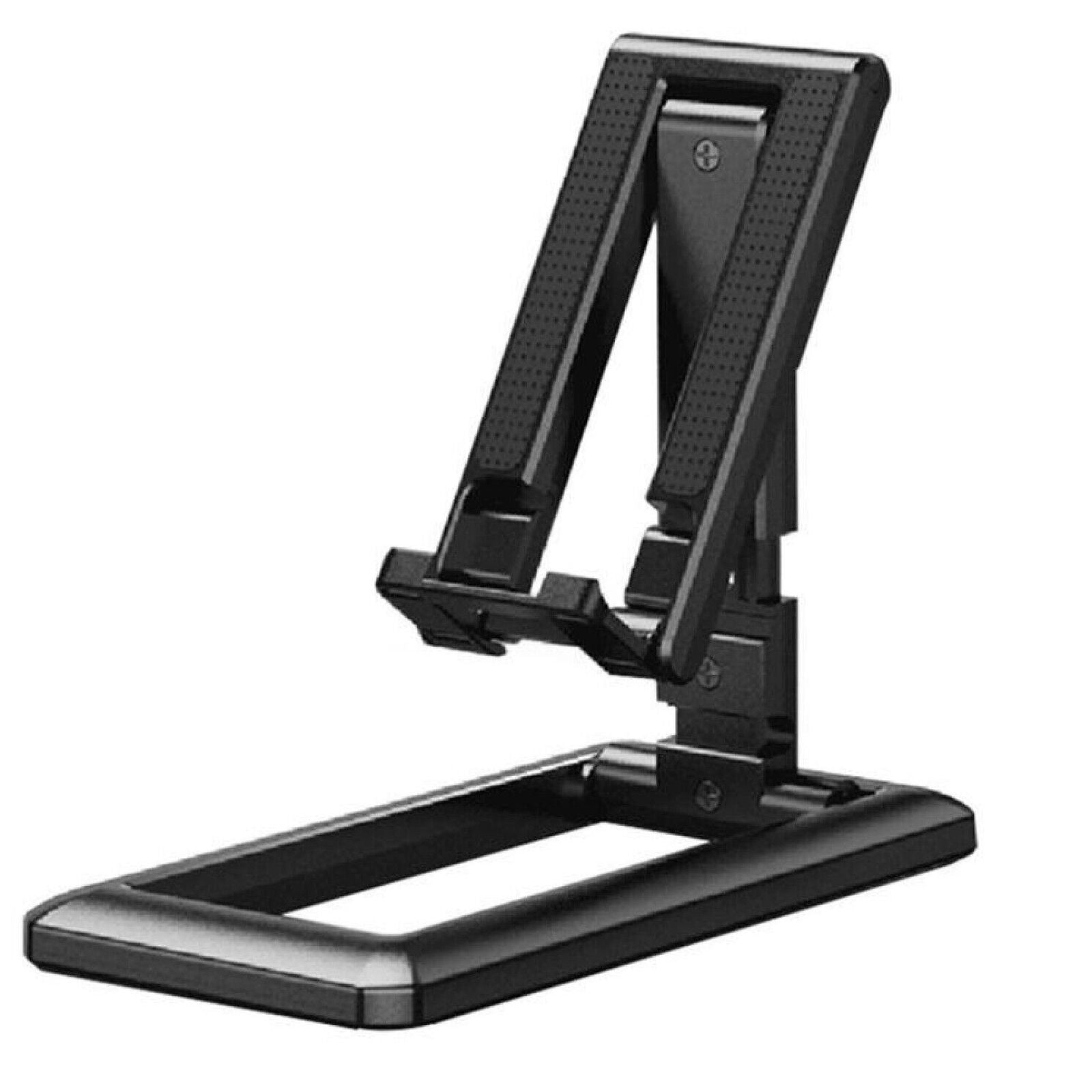 Mobile Phone Tablet Black Desk Stand Universal Foldable Adjustable Holder