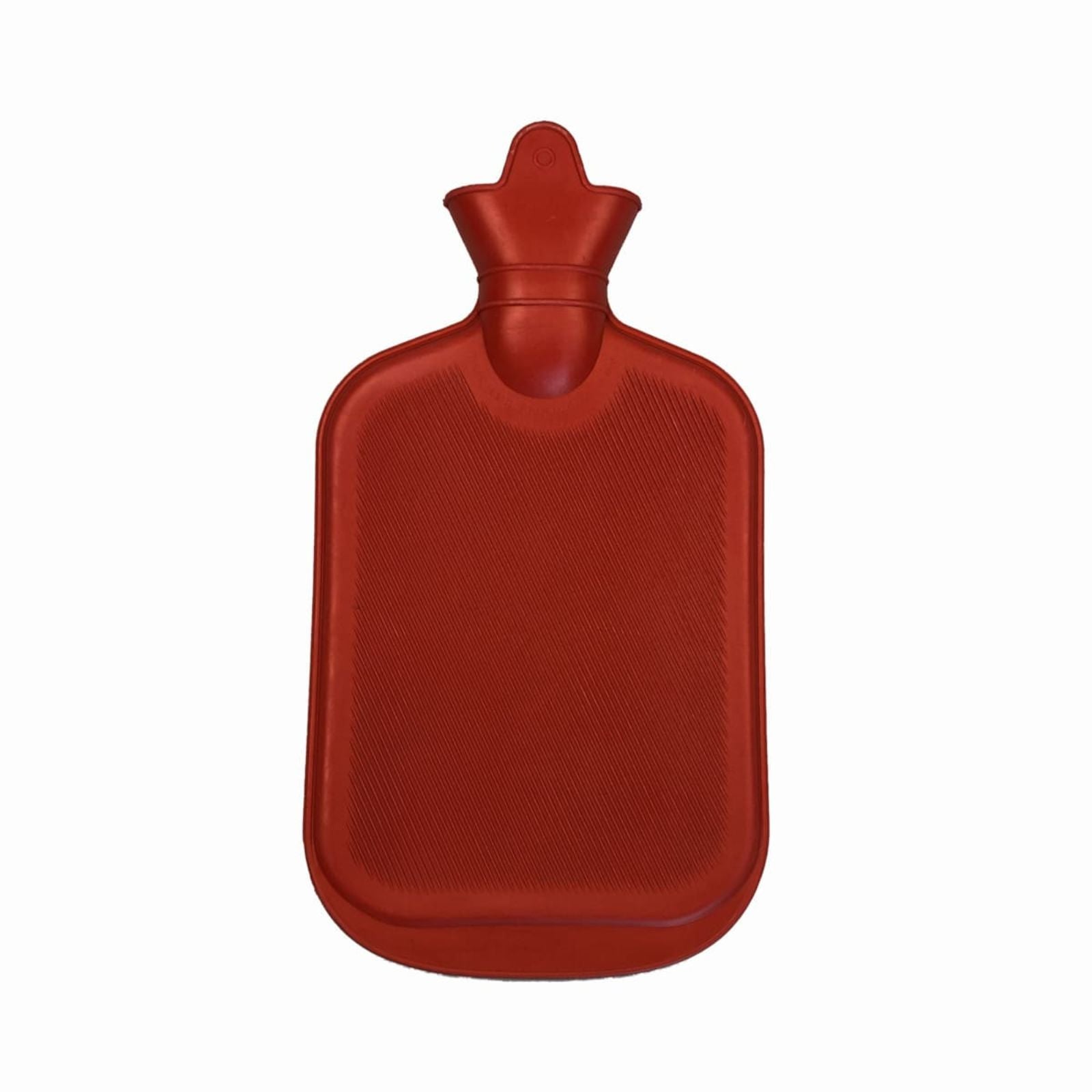Hot Water Bottle Red Relaxing Warmer Natural Rubber 2L Bag Warm Winter
