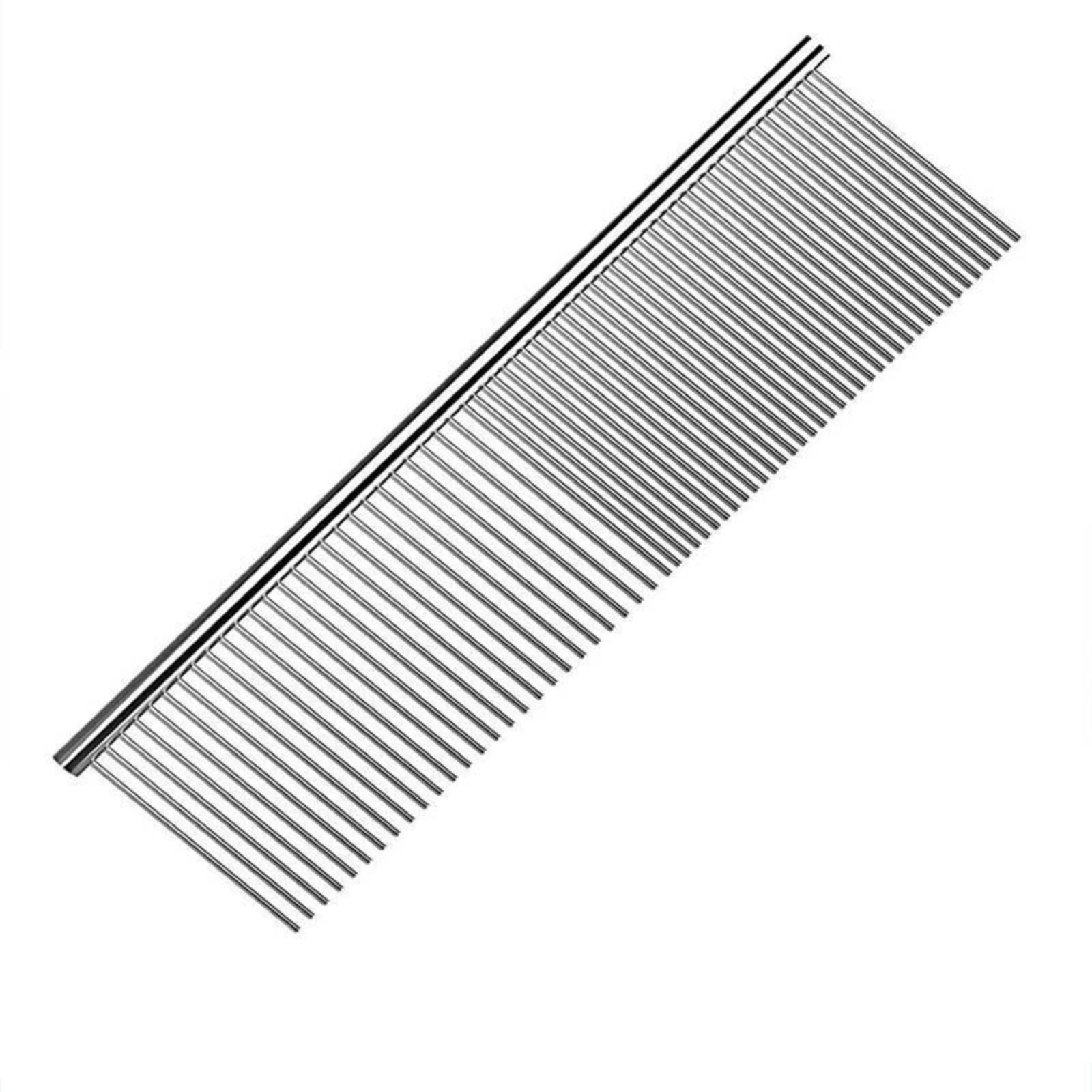 Hair Grooming Trimmer Round Stainless Steel Teeth Metal Comb Brush Pet Cat Dog