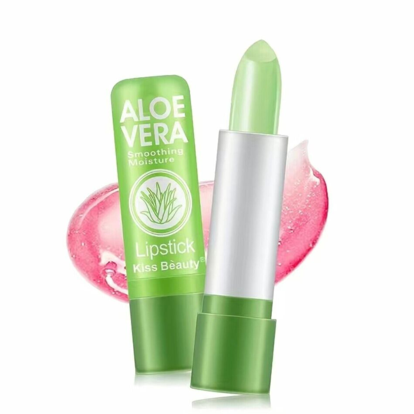 Natural Balm Moisturizing Long Lasting Lipstick Aloe Vera Lip Colour Changing
