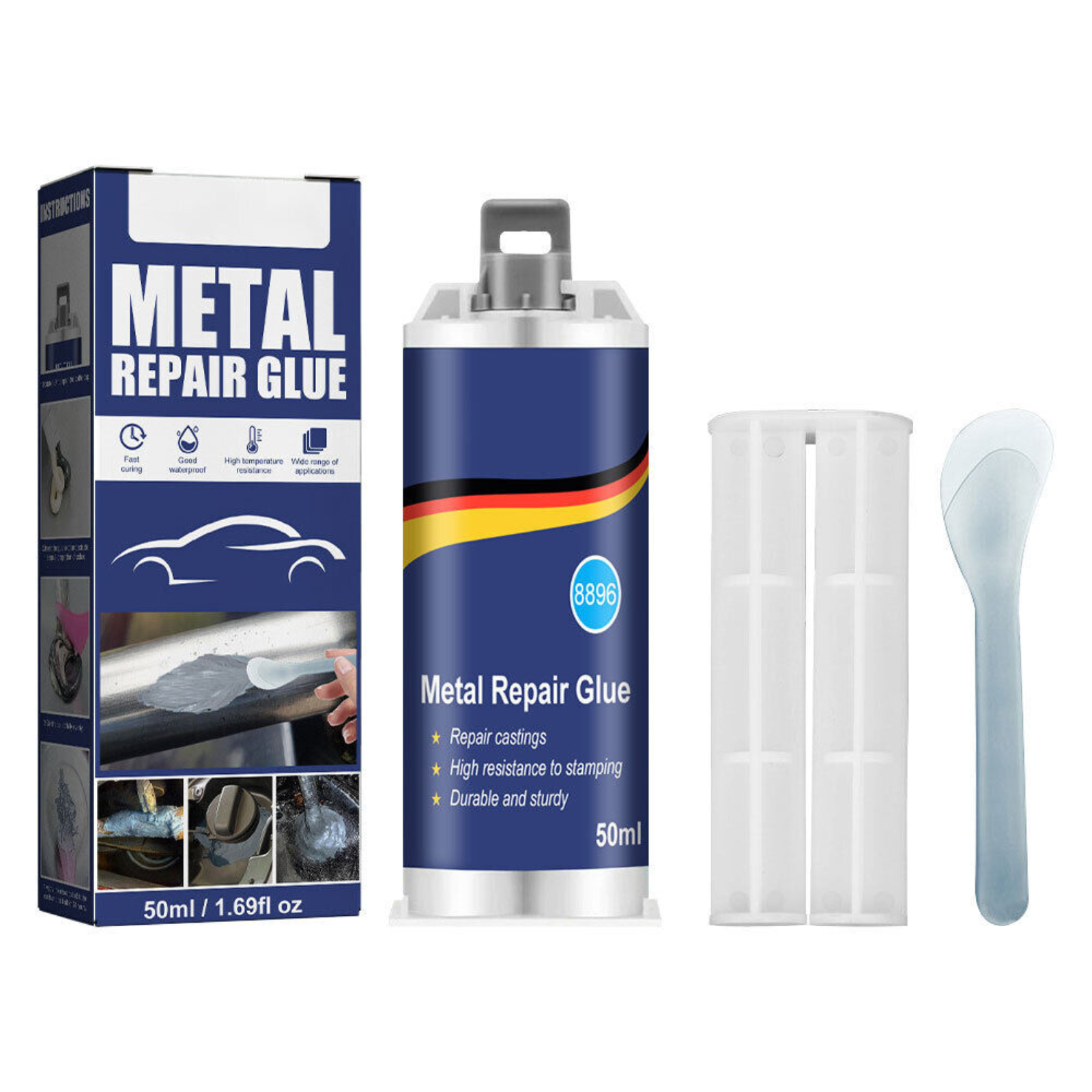 Iron Stainless Steel Aluminium Repair New Metal Repair Glue Agent Adhesive