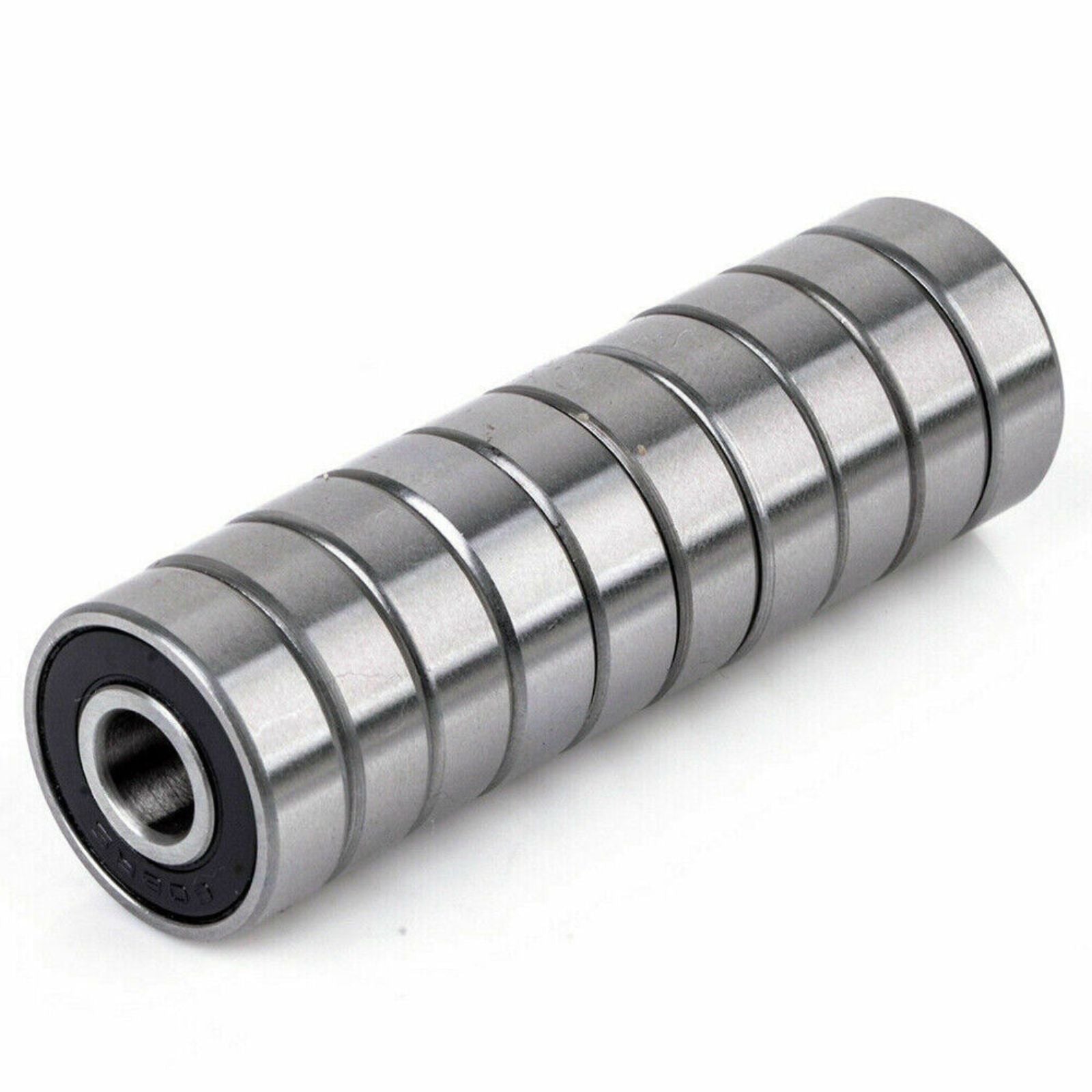10pcs Longboard Skate Wheel 608rs Bearings Skateboard Scooter Roller Sealed Ball