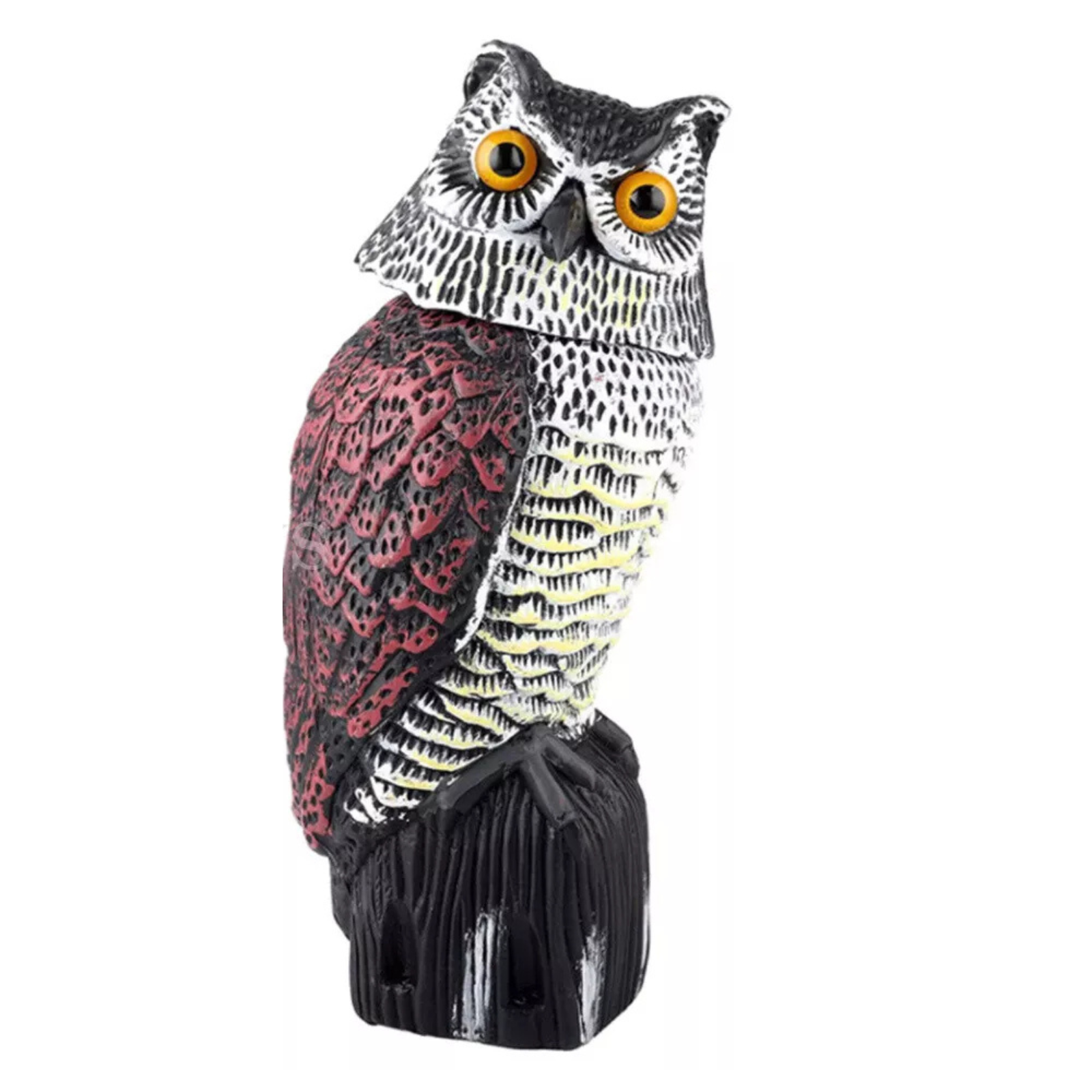 Garden Ornament Sound Rodent Bird Deterrent Realistic Scare Owl Possum