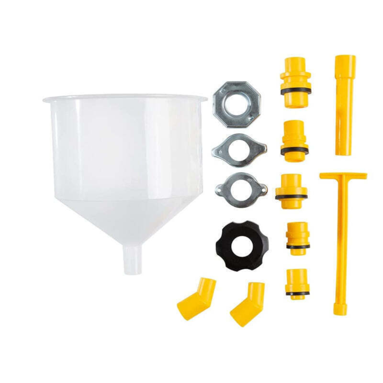 Auto Car Automotive Radiator Filler Refill 15PC Coolant Funnel Fill Kit