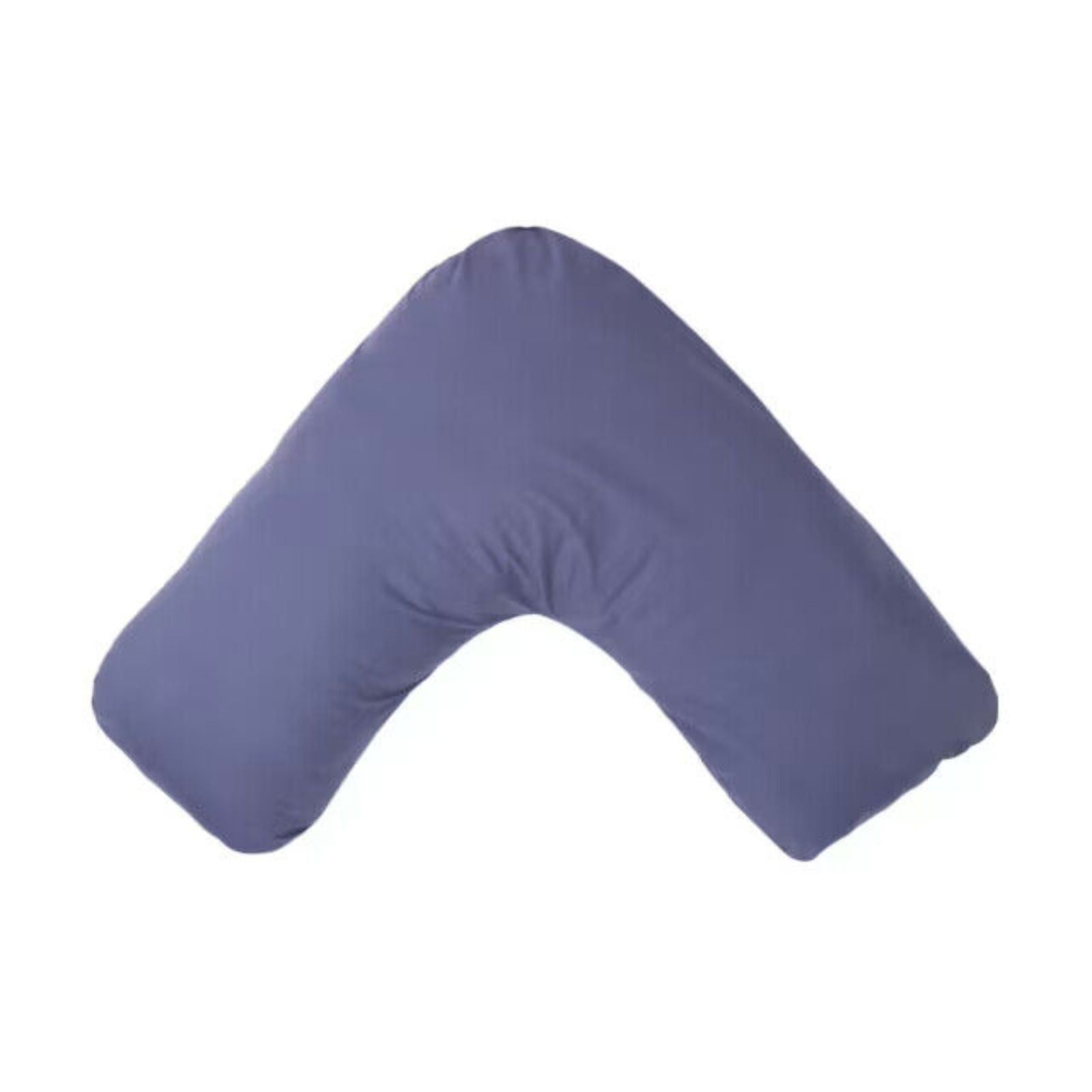 V Shaped Cushion Cover Cotton&Poly Tri Boomerang Mid Blue V Shape Pillow Case