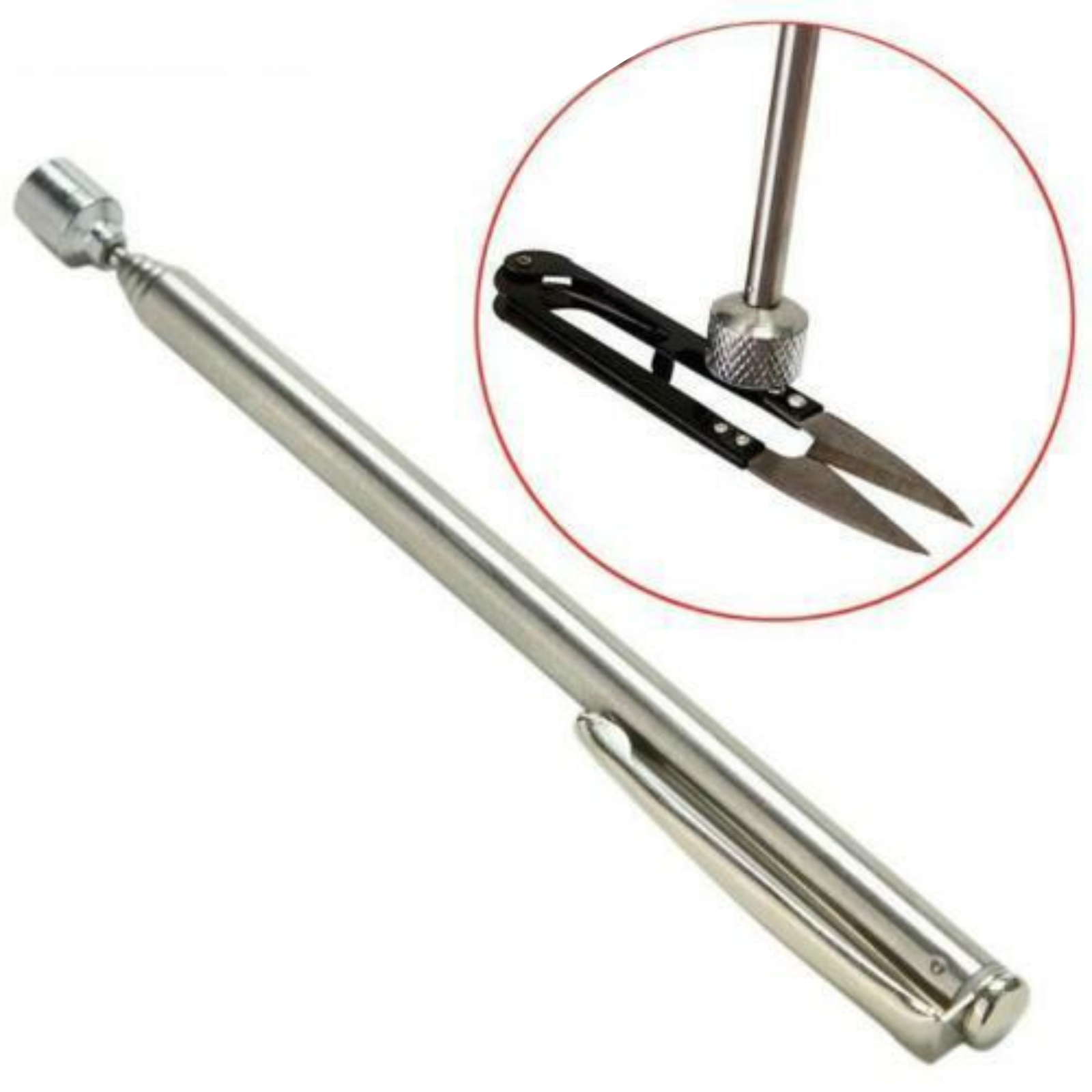 Tool Magnet Stick Extending 25.6" Long Telescopic Magnetic Pick Up
