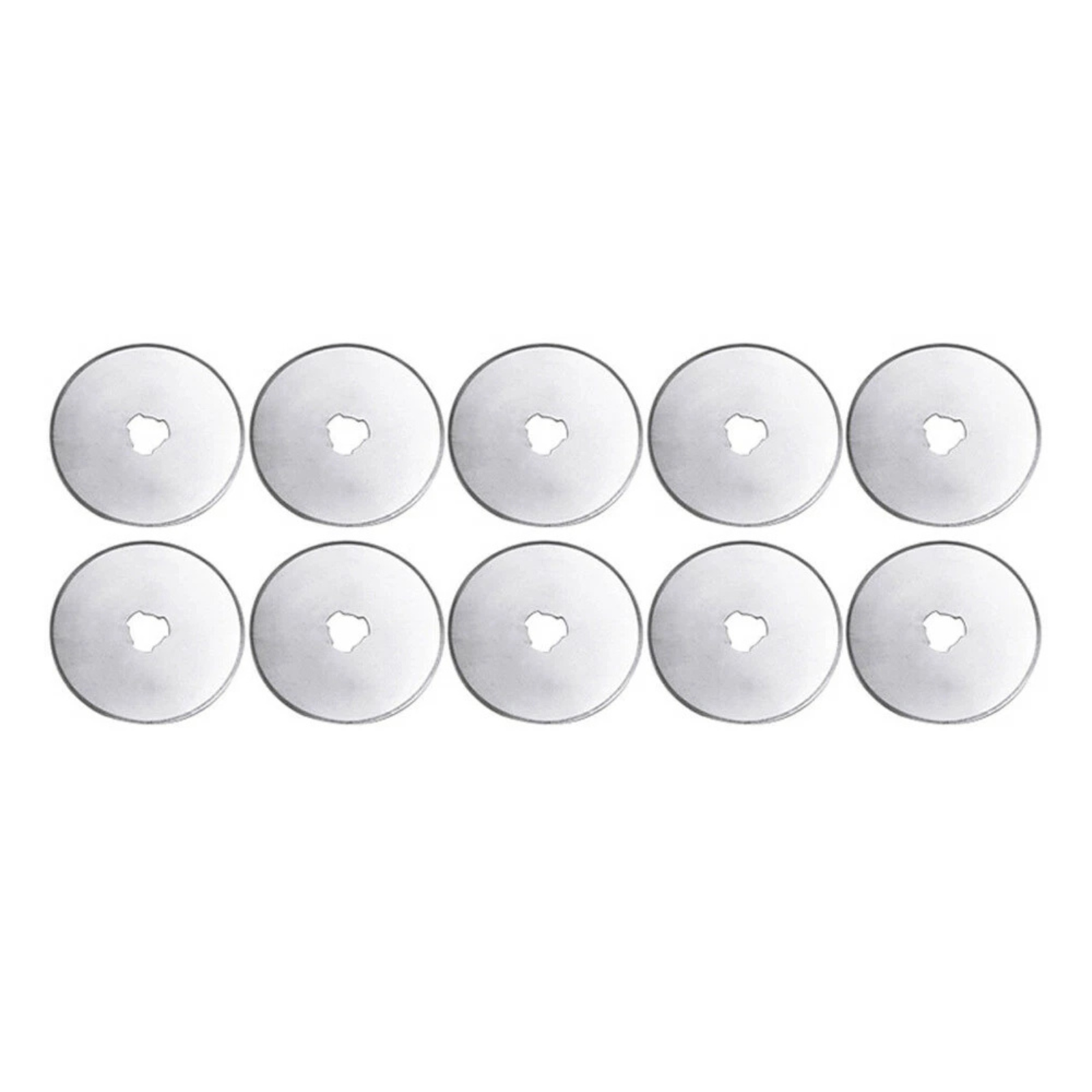 Rotary Cutter Refill Blades Set of 10 with Storage Box for Fabric Cutting