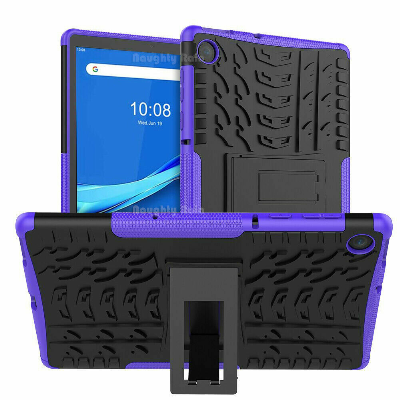 Lenovo Tab M10 FHD Plus Tablet Case Shockproof Heavy Duty Cover Purple