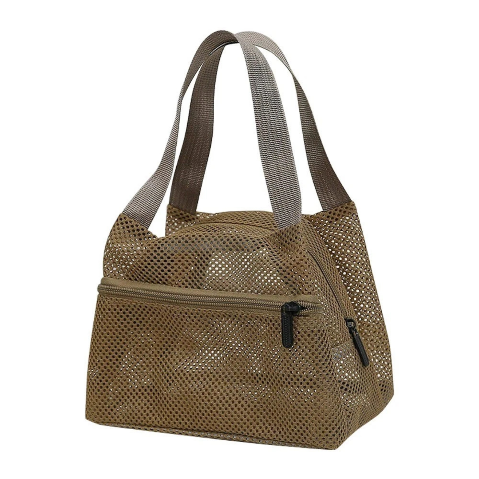 Capacity Large Wash Makeup Storage Bag Khaki Spacious Durable Travel Organizer