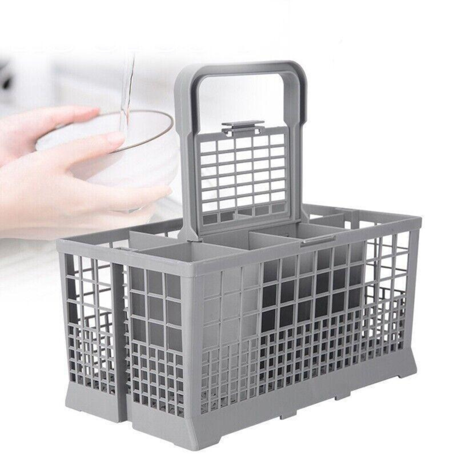 240mm X 135mm X 122mm Universal Dishwasher Cutlery Basket Suits For Many Brands