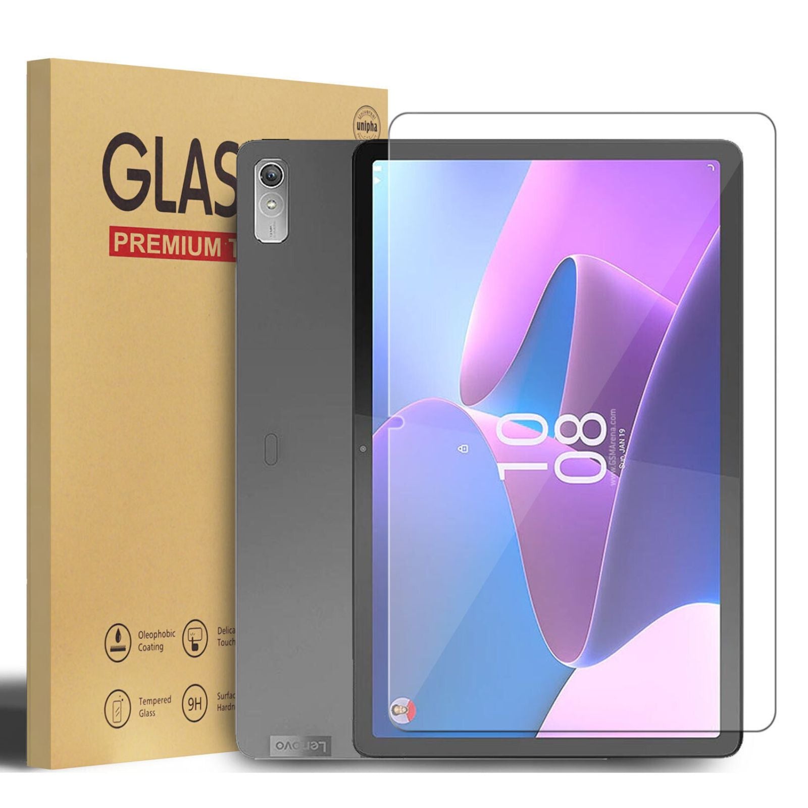2pcs Tempered Glass Screen Protector For Lenovo Tab P11 2nd Gen