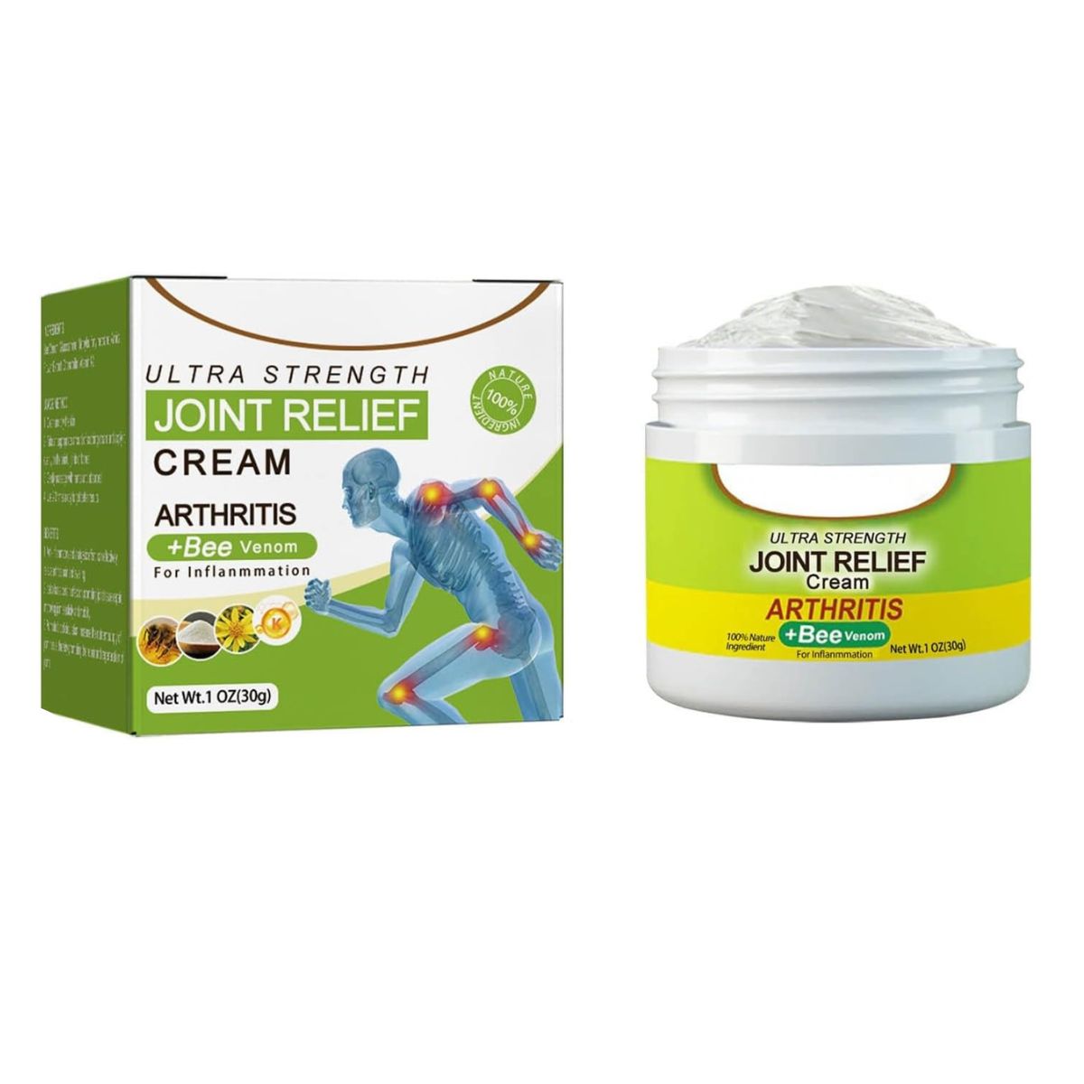 Advanced Bone Relief Cream Beevana Bee Venom Joint and Bone Therapy Pain Relief