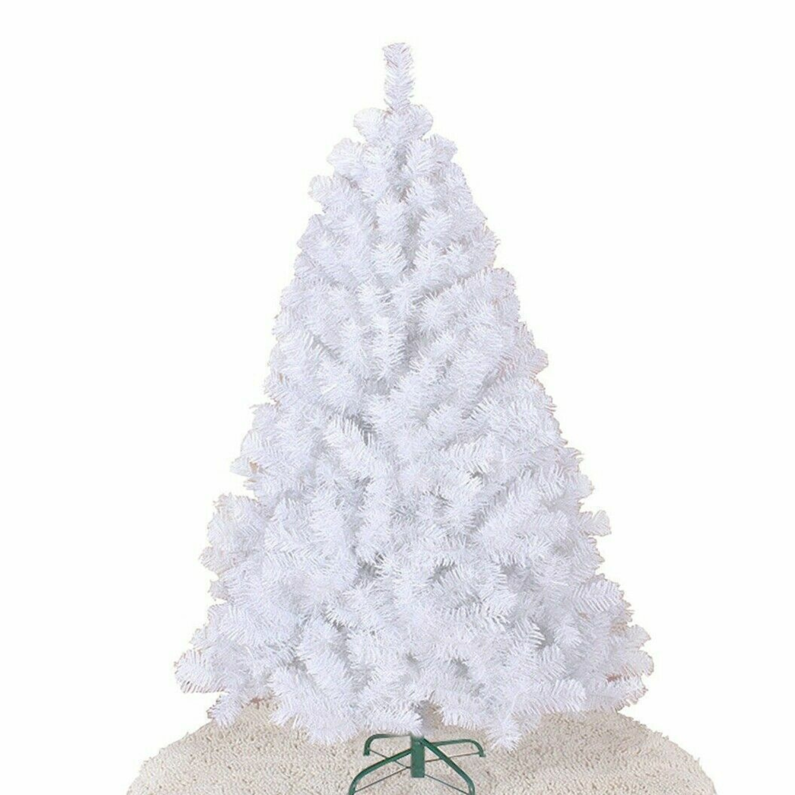 Metal Stand Easy Assembly White Christmas Tree 5FT Lush Tips