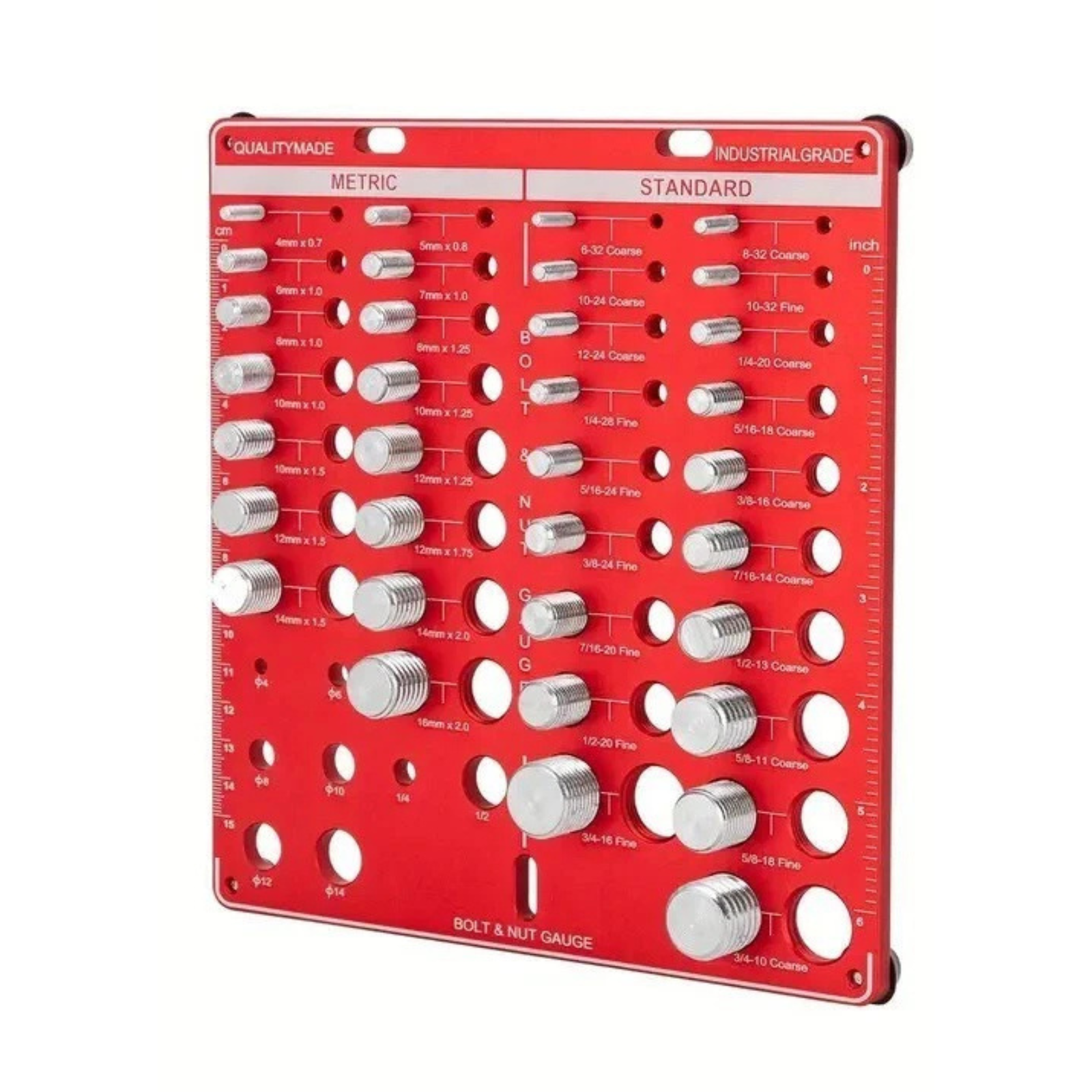 Nut Bolt Thread Checker Metric Standard 28 Gauge Measuring Tool