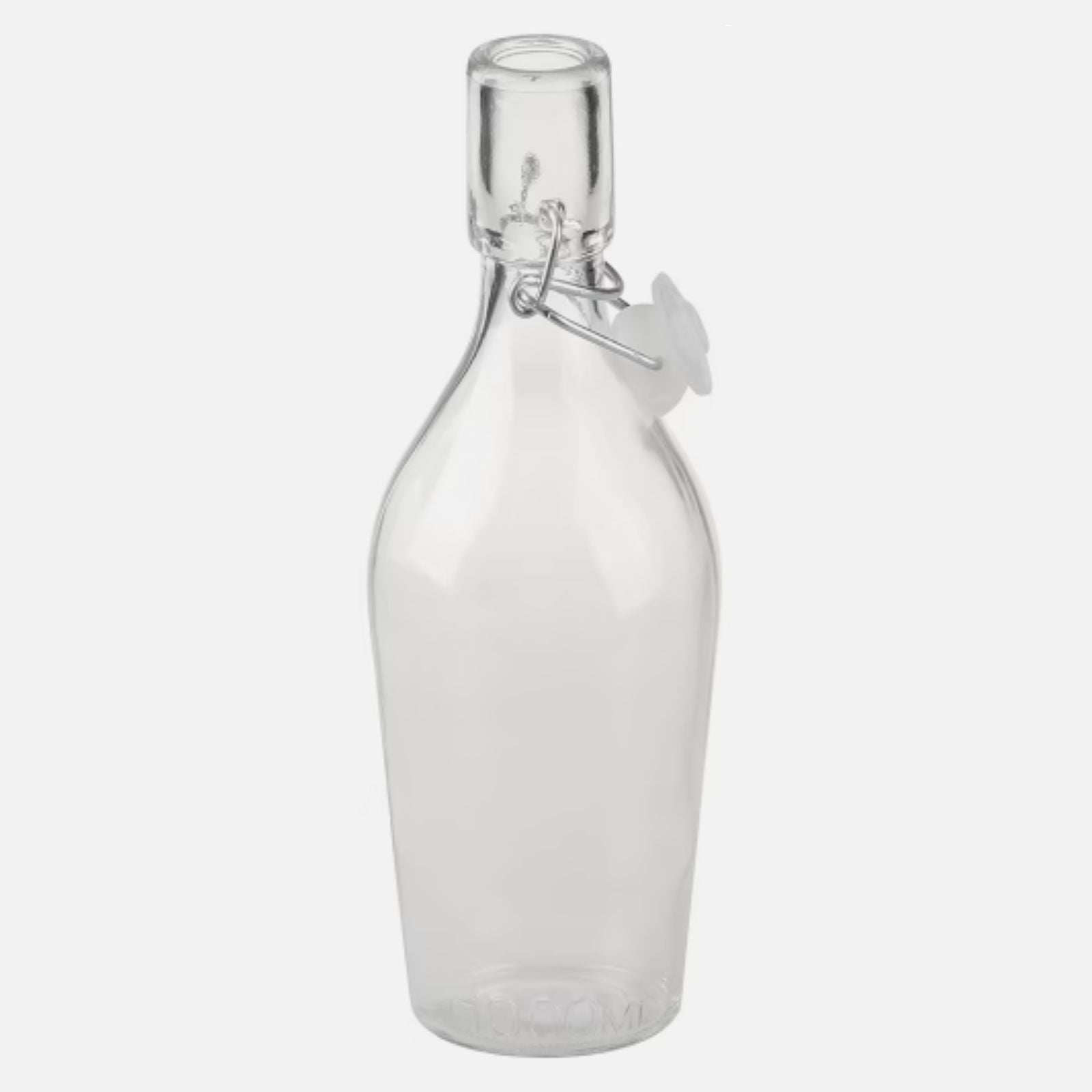 1 Litre Round Glass Bottle Clip Top Water Bottle 1000ml Flip Top Glass Bottles