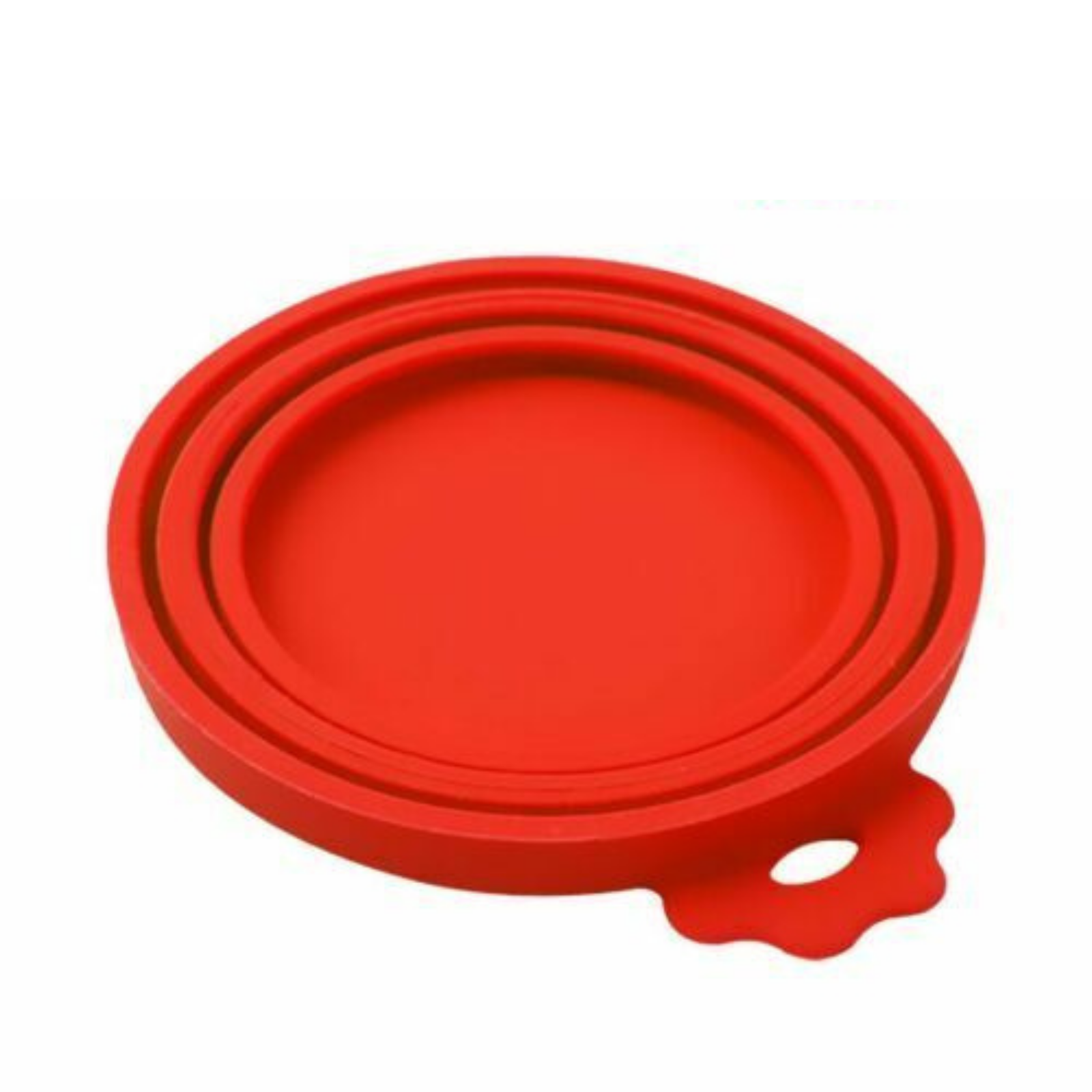 Reusable Storage Cap Silicone Pet Food Can Cover Lid Dog Cat Pet Tin 1x Red
