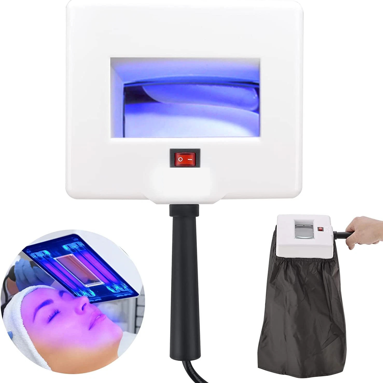 Portable Skin Analyzer Woods Lamp Facial Home Spa Beauty Test Device